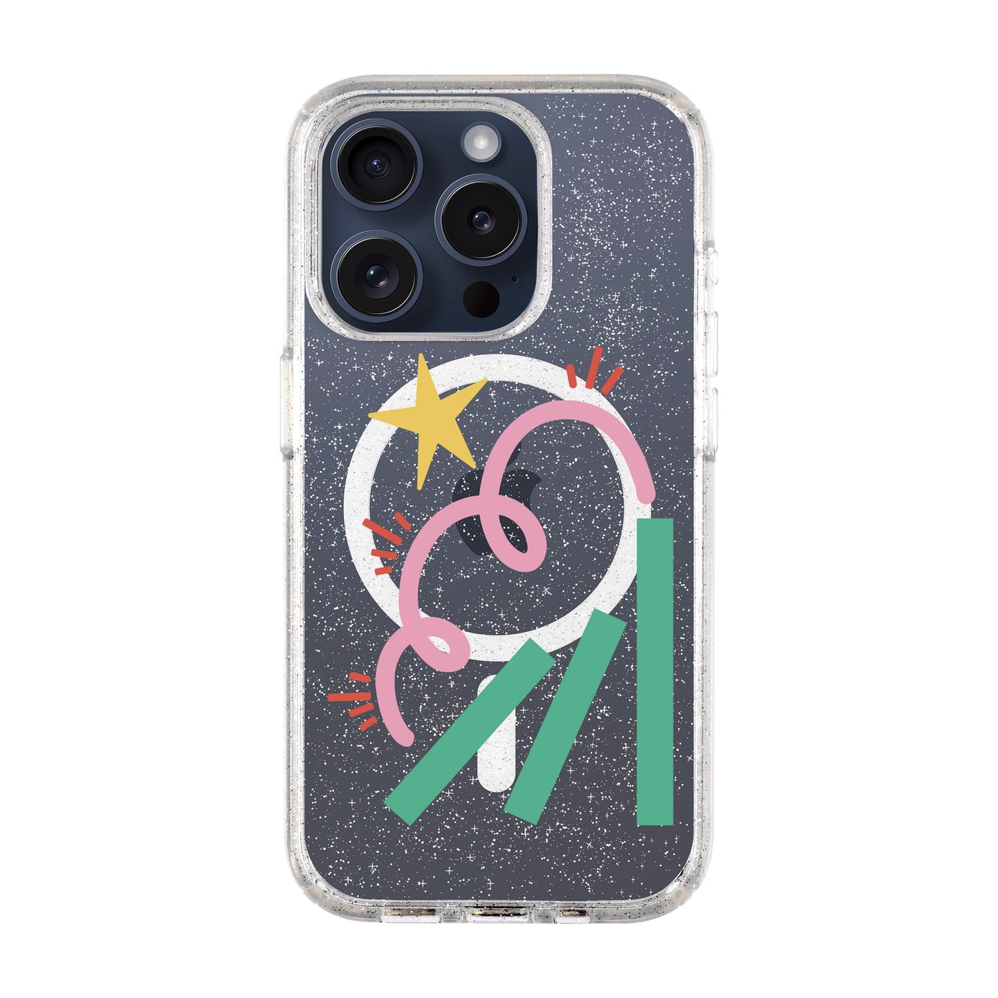 DOMINO-iPhone 15 Pro Shiny Kılıf MagSafe Özellikli