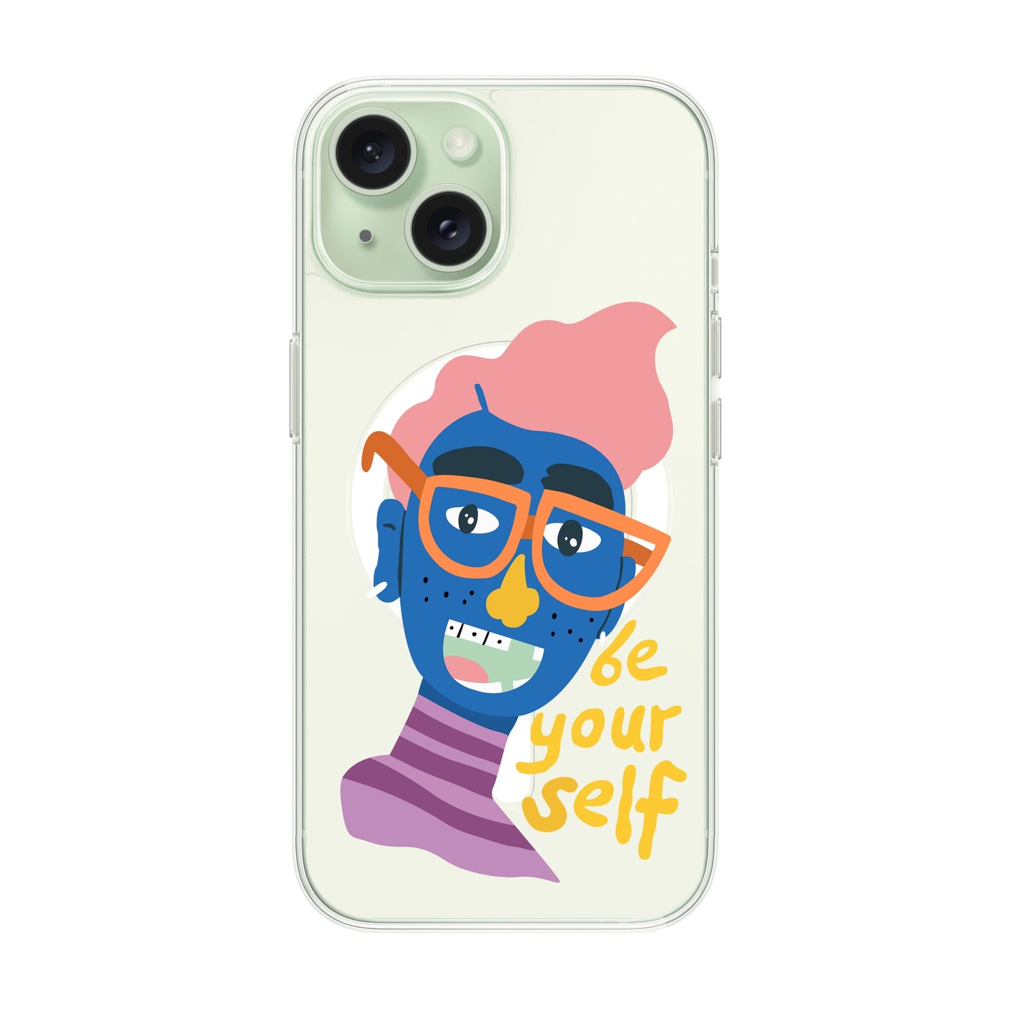 BE YOUR SELF-iPhone 15 Solid Kılıf MagSafe Özellikli