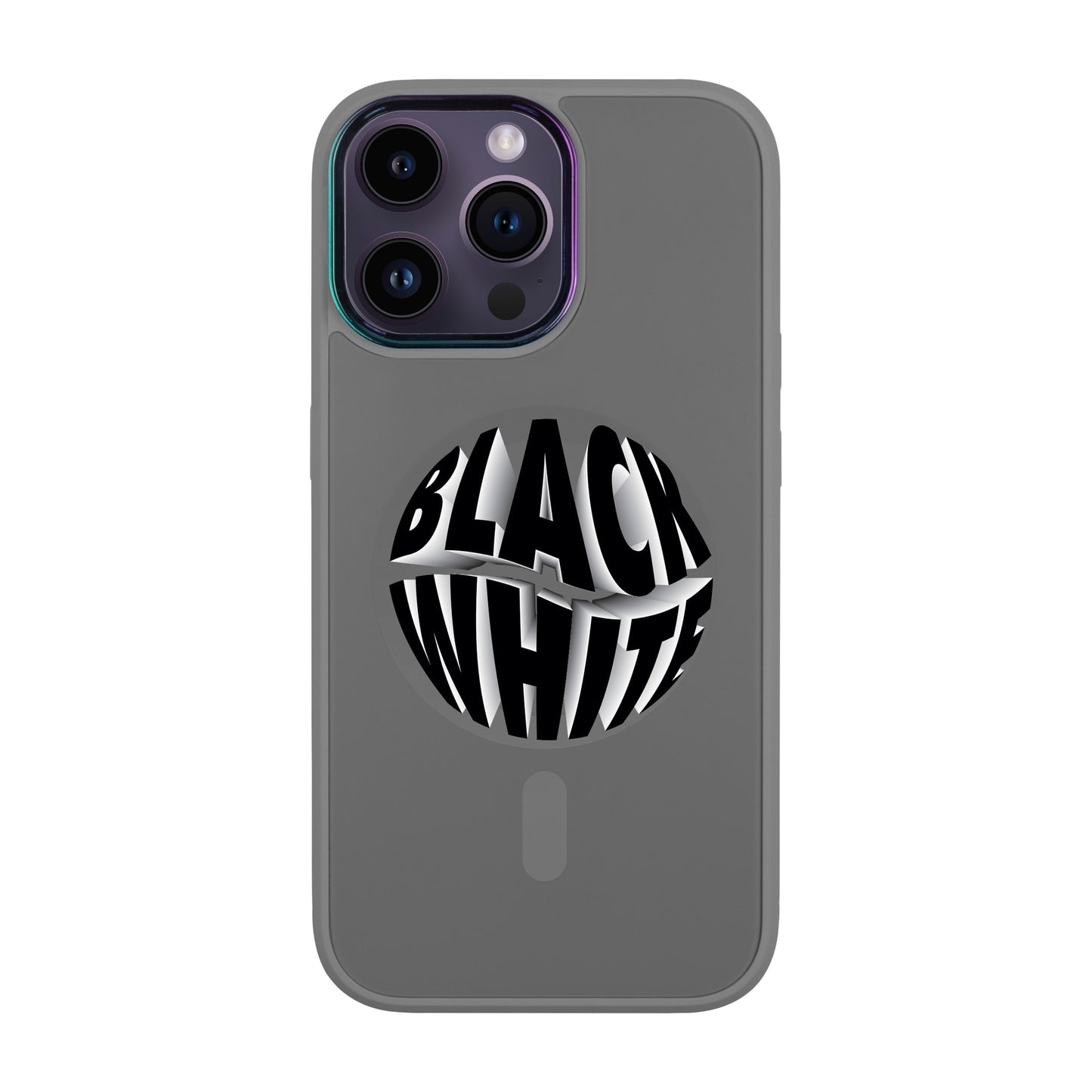 BLACK WHITE-iPhone 14 Pro Max Vigor Kılıf MagSafe Özellikli