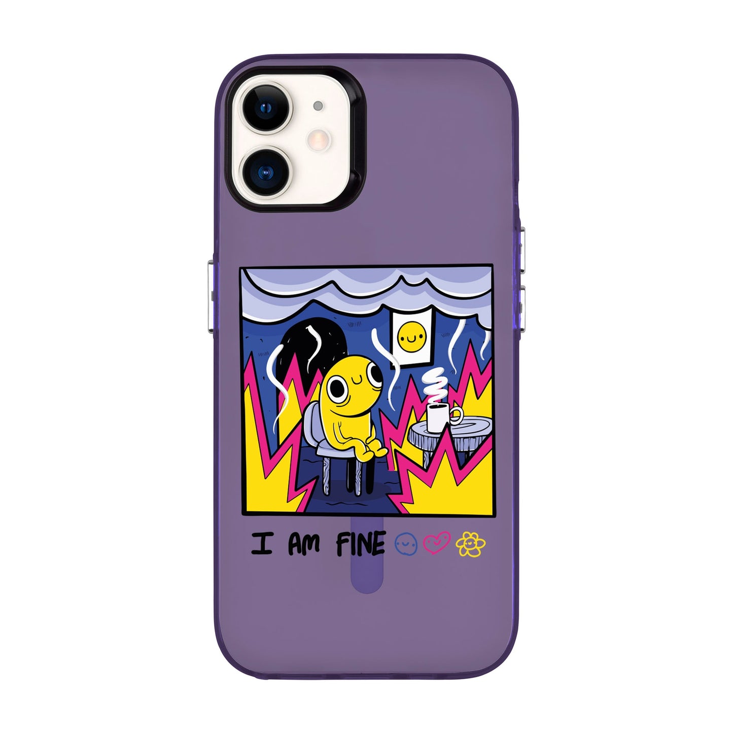 I AM FINE-iPhone 11 Hold Kılıf MagSafe Özellikli