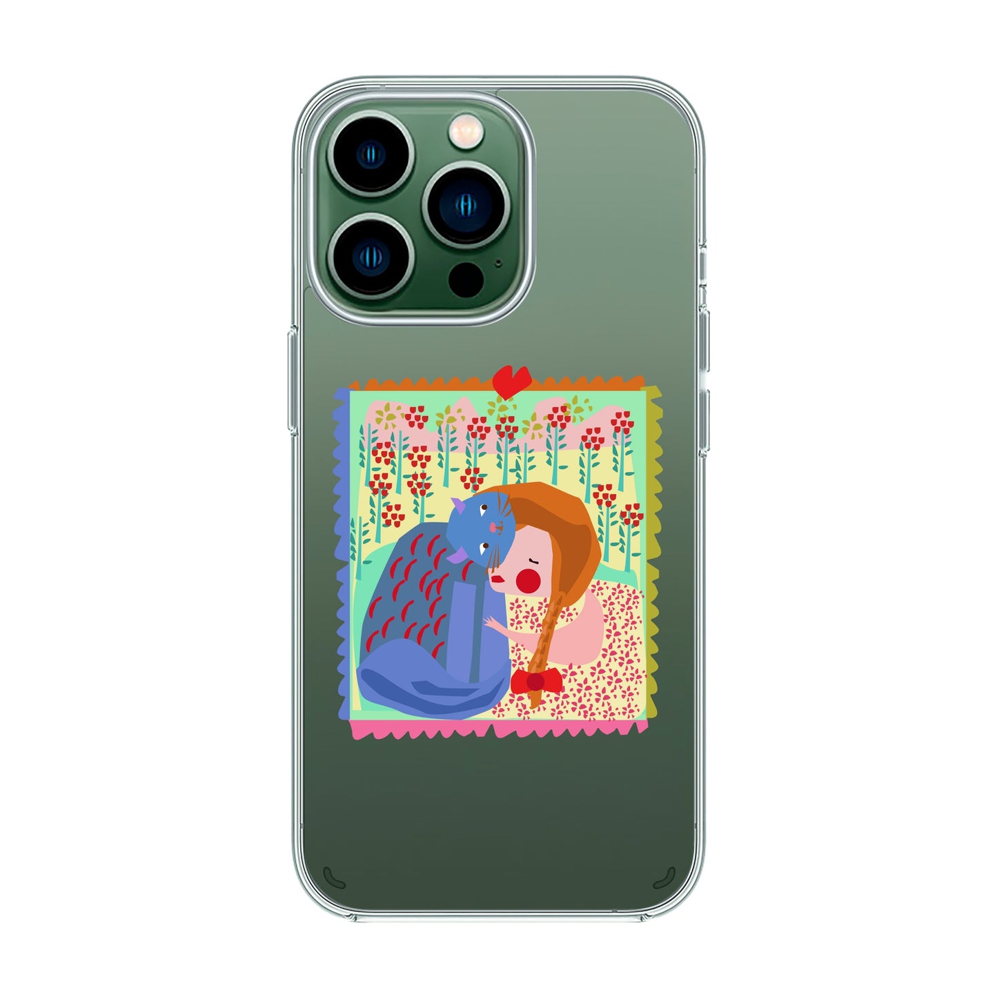 KEDİ POSTA PULU-Solid Kılıf - iPhone 12 Pro