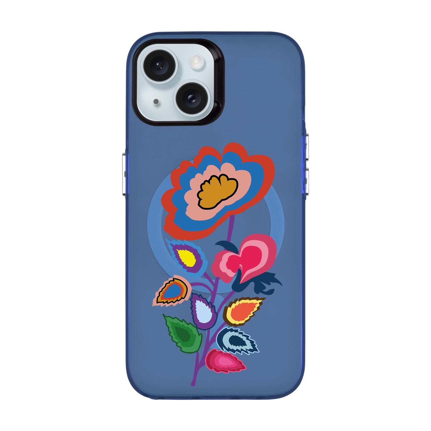 KNITTED FLOWER-iPhone 15 Hold Kılıf MagSafe Özellikli