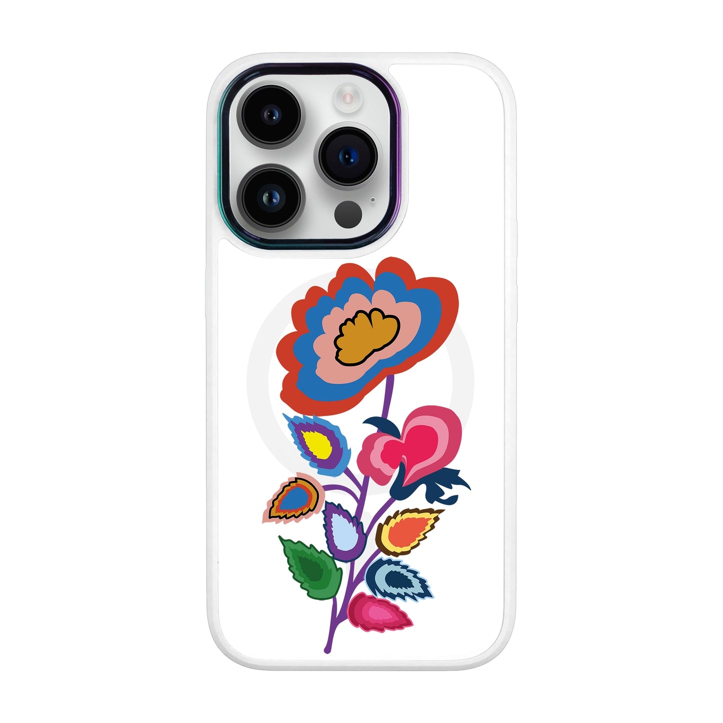 KNITTED FLOWER-iPhone 13 Pro Vigor Kılıf MagSafe Özellikli