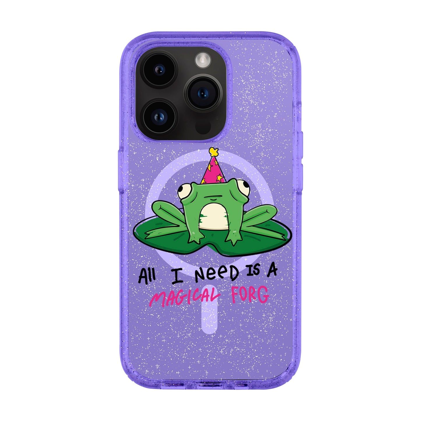 FORG-iPhone 14 Pro Shiny Kılıf MagSafe Özellikli