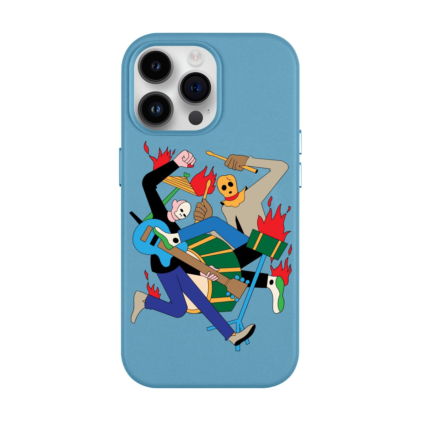 MONSTER MASH-iPhone 14 Pro Max Leather Kılıf MagSafe Özellikli
