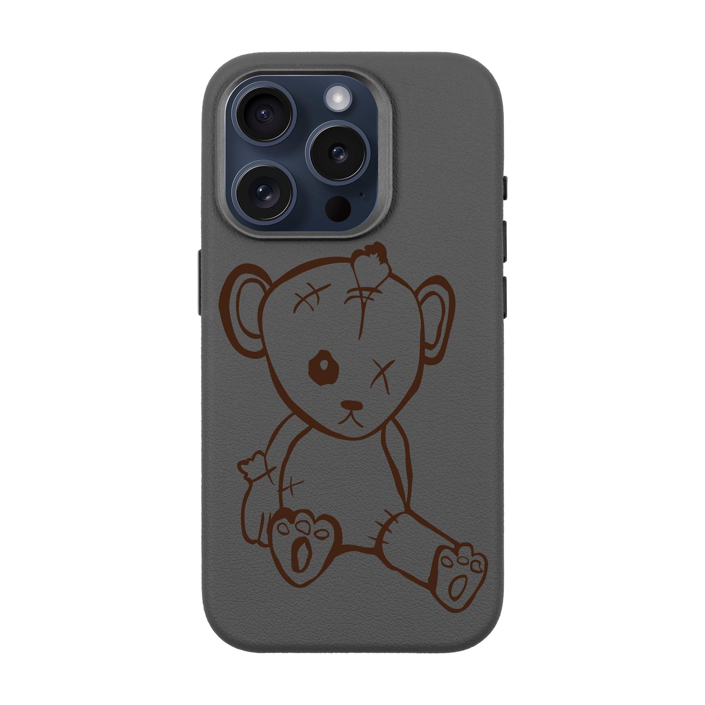BABY BEAR-iPhone 15 Pro Leather Premium Kılıf MagSafe Özellikli