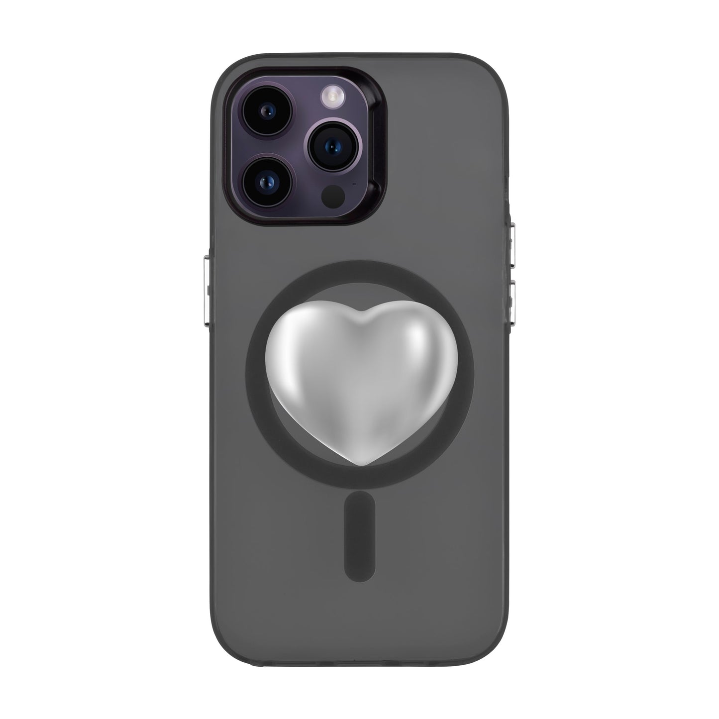 SILVER HEART-iPhone 14 Pro Max Hold Kılıf MagSafe Özellikli