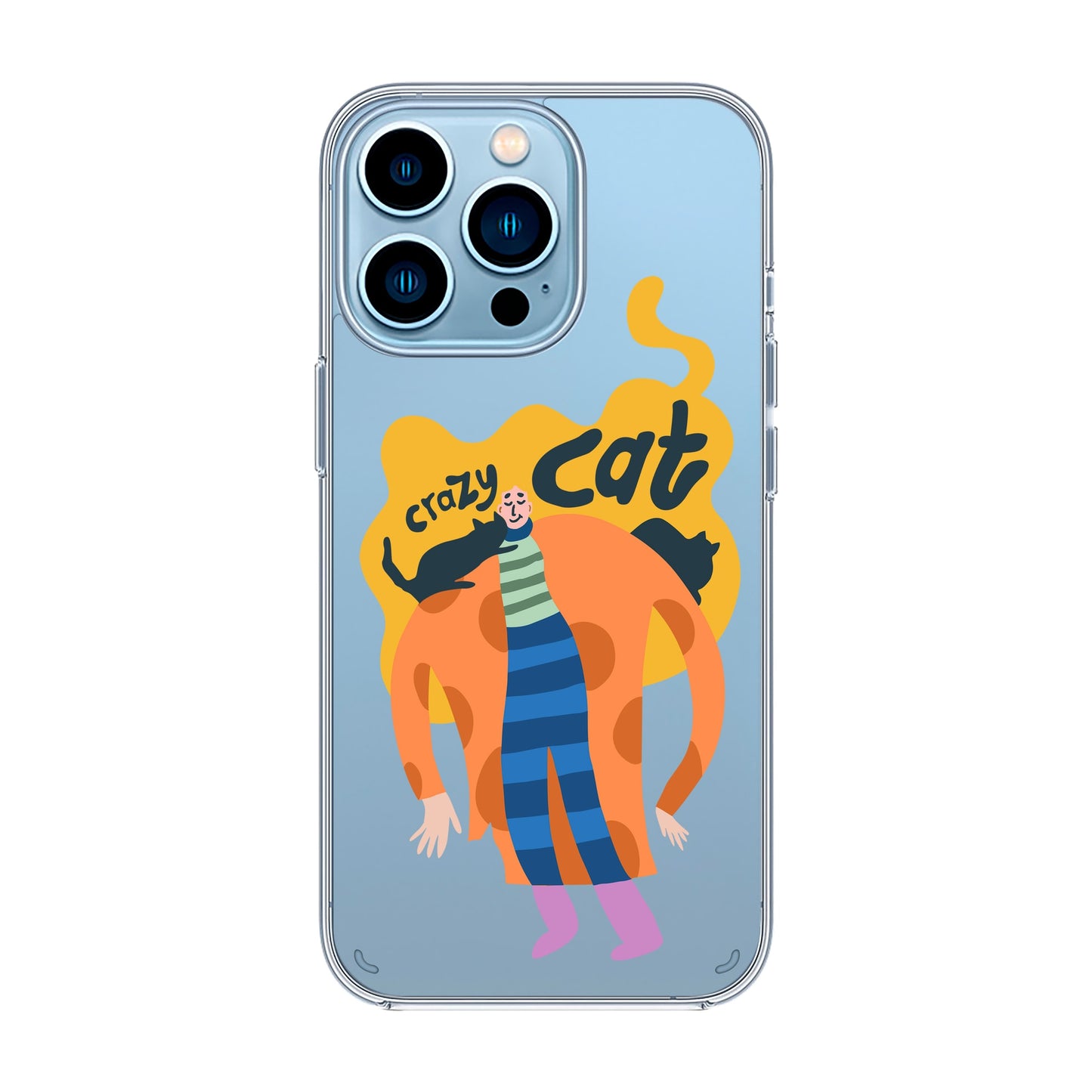 CRAZY CAT-iPhone X / Xs Solid Kılıf