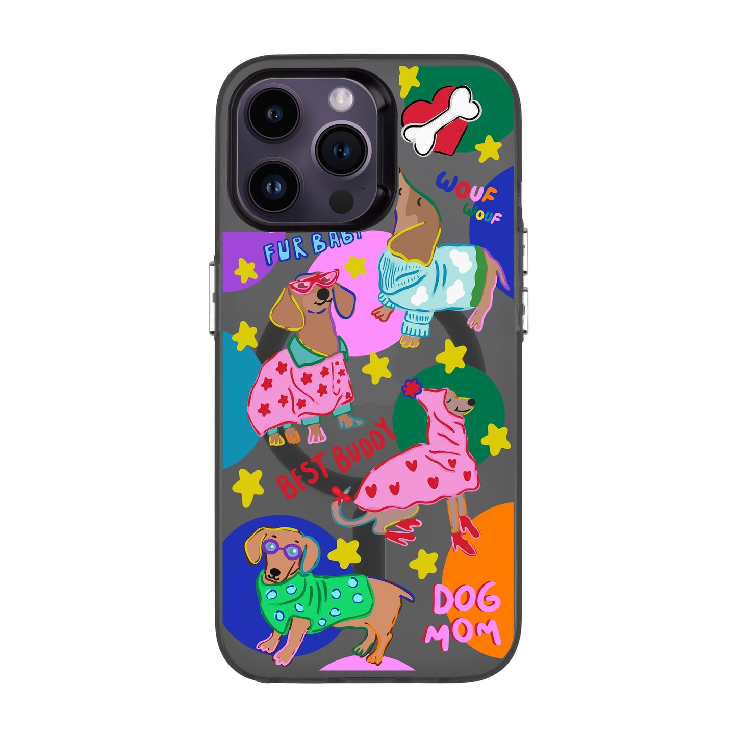 DOG MOM-iPhone 14 Pro Max Hold Kılıf MagSafe Özellikli