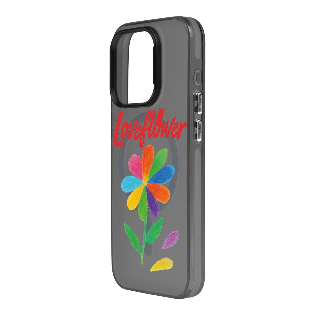 LOVE FLOWER-iPhone 12 Hold Kılıf MagSafe Özellikli