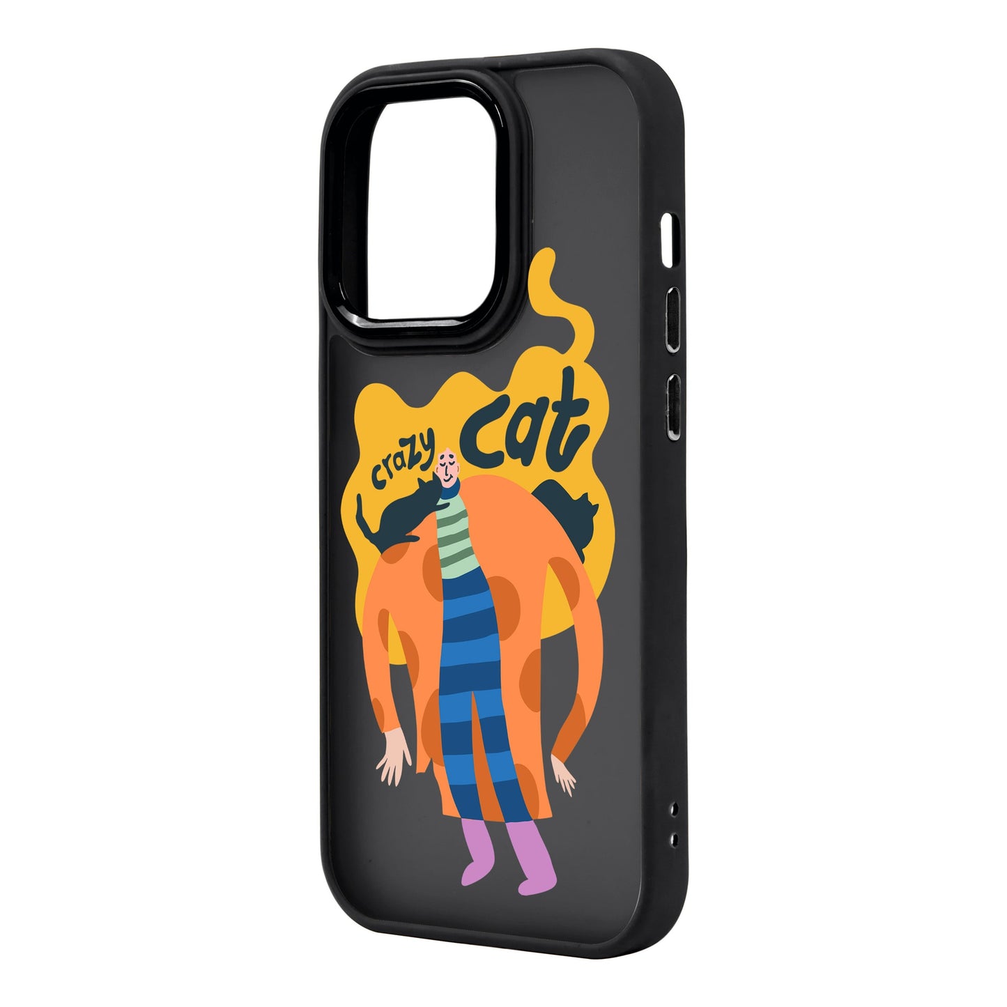 CRAZY CAT-iPhone 14 Pro Max Proof Kılıf
