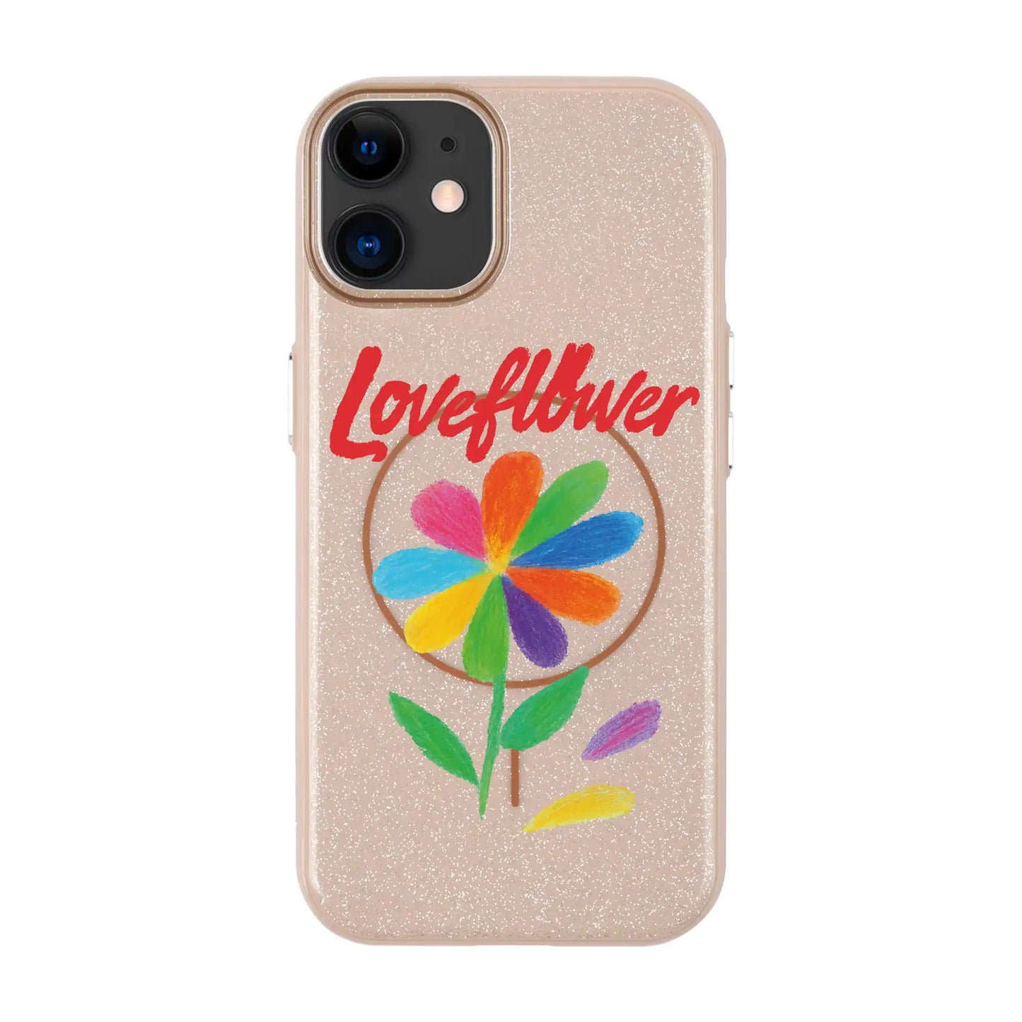 LOVE FLOWER-iPhone 11 Radiant Kılıf MagSafe Özellikli