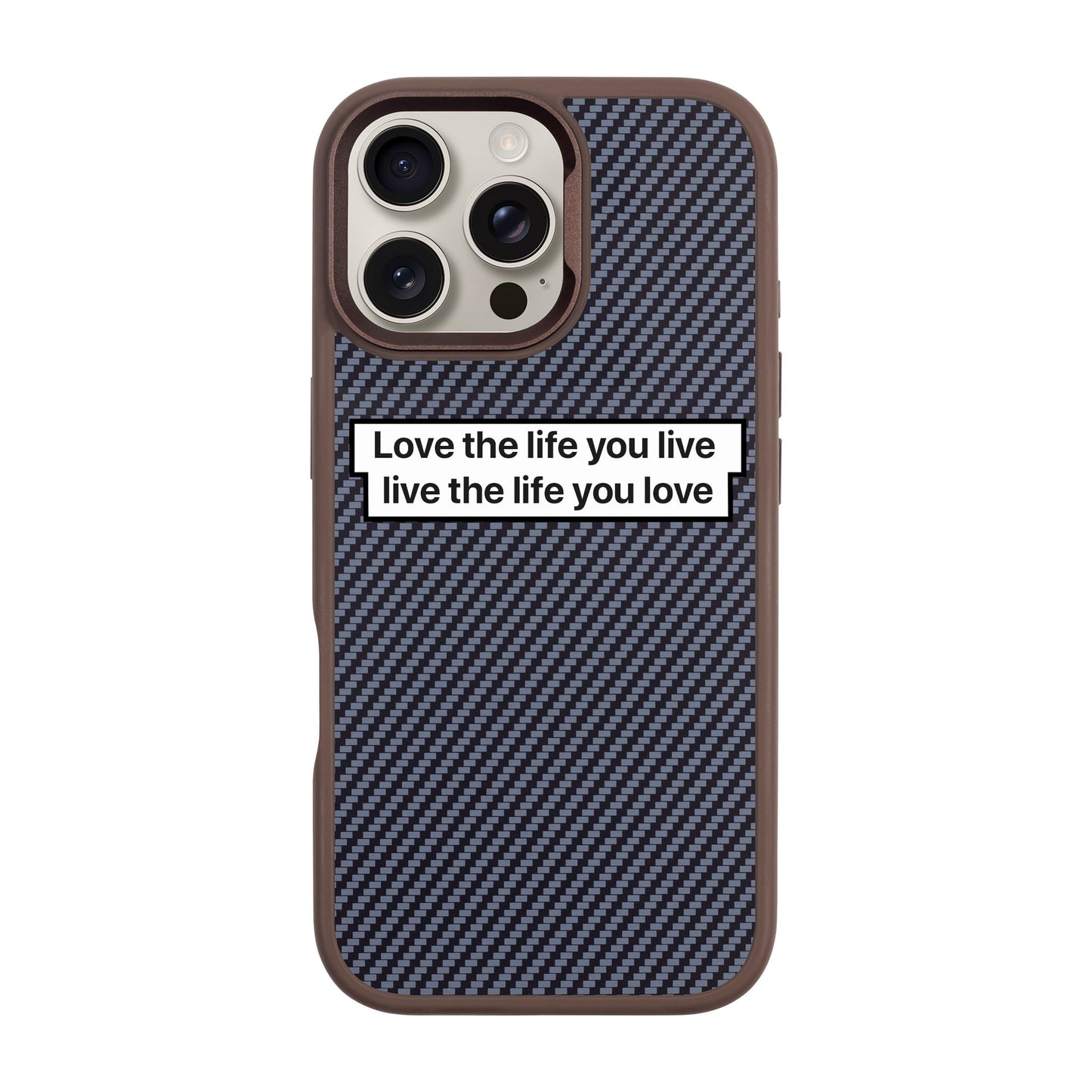 LOVE THE LIFE-iPhone 16 Pro Max Plaid Kılıf MagSafe Özellikli