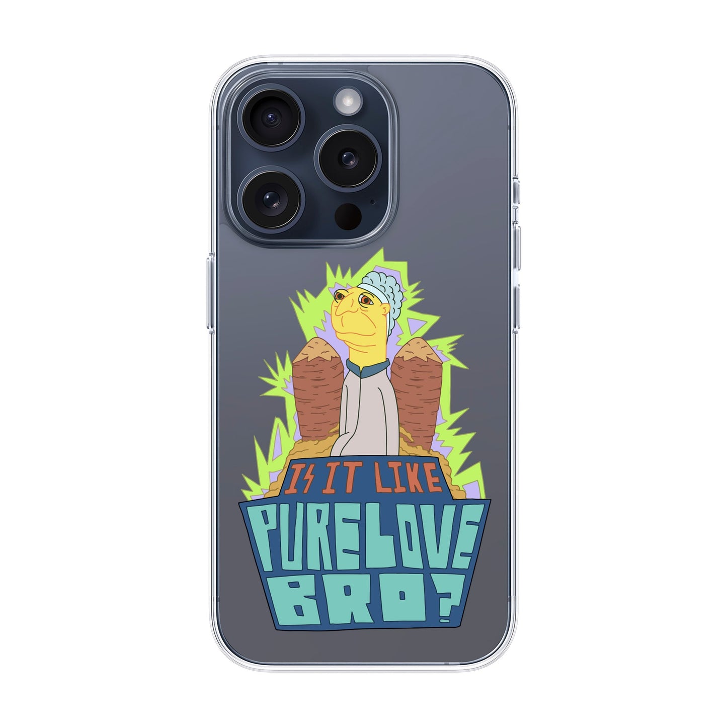 PURE LOVE-iPhone 15 Pro Solid Kılıf