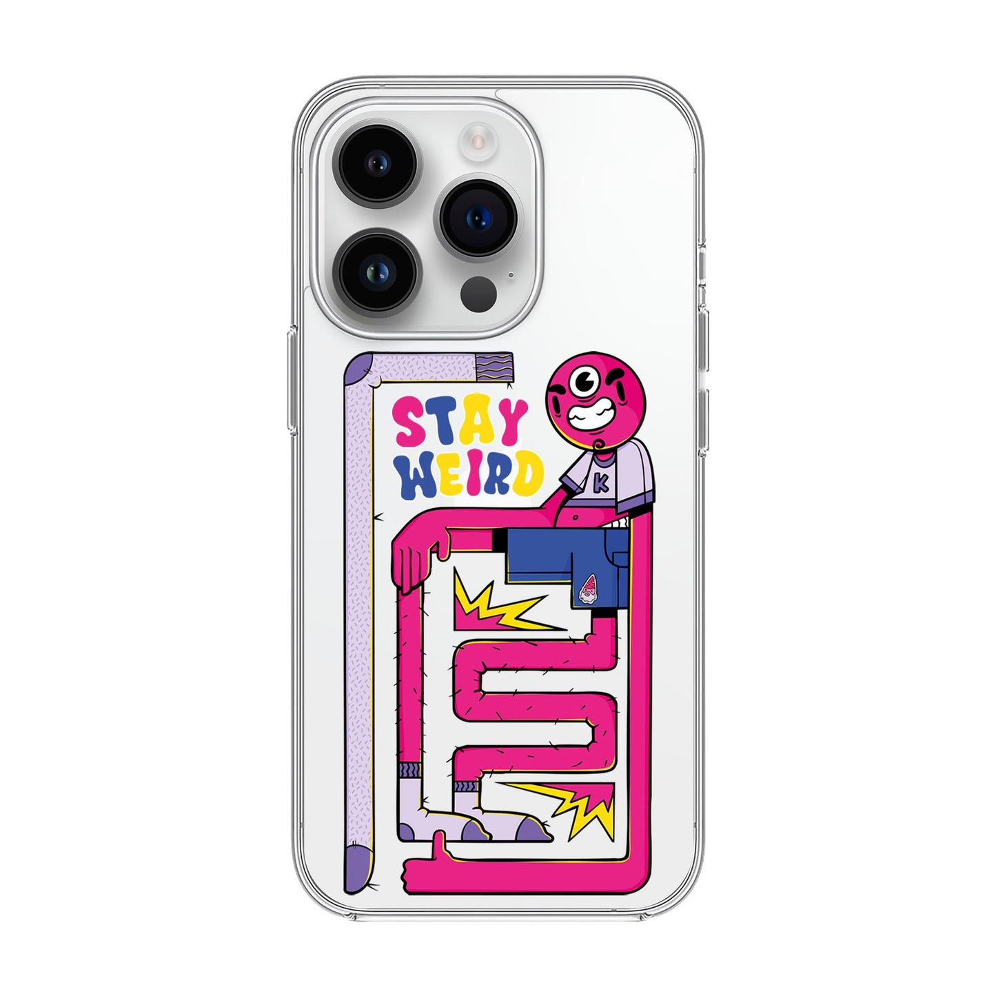 OG TOOTHY-iPhone 14 Pro Solid Kılıf