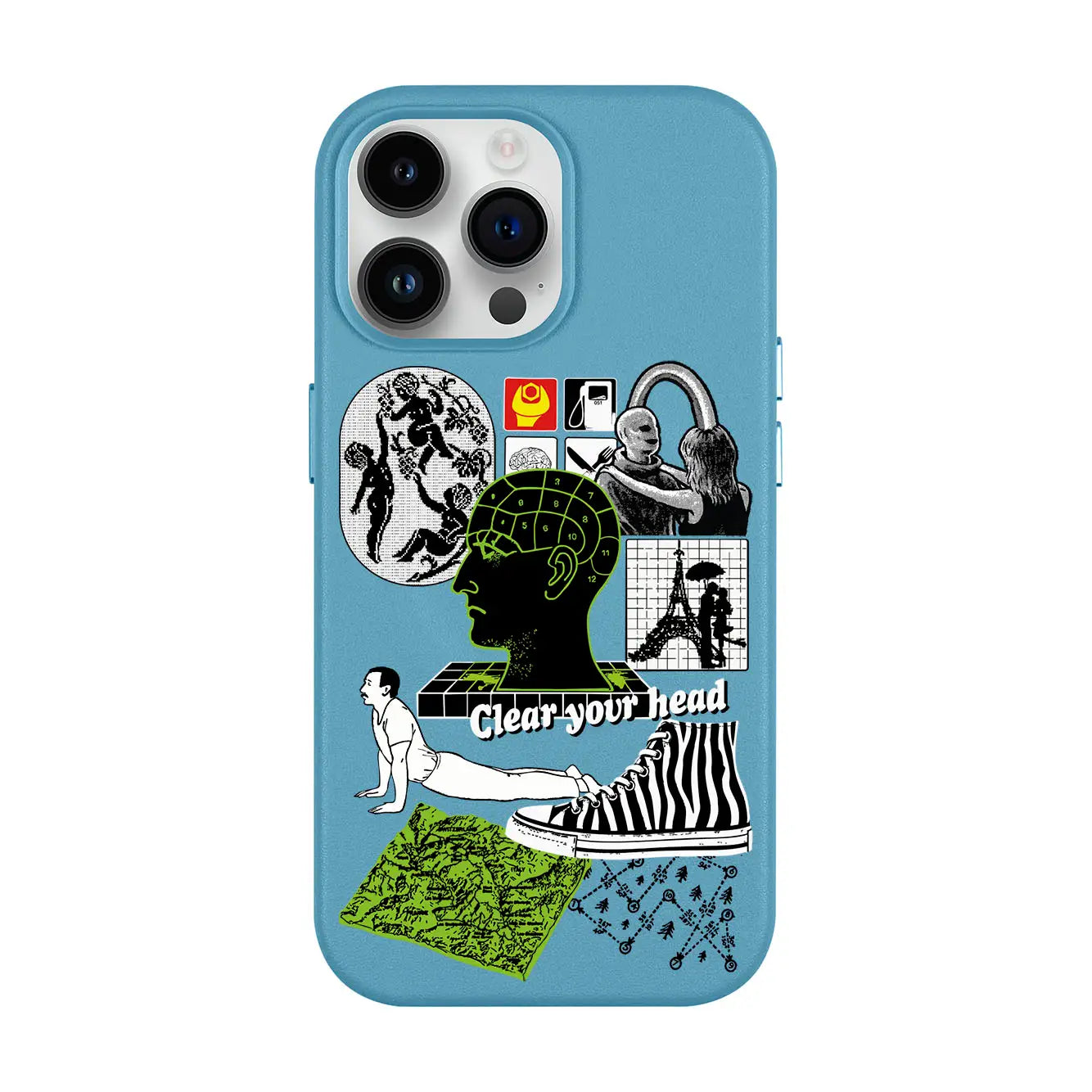 CLEAR YOUR HEAD-iPhone 14 Pro Max Leather Kılıf MagSafe Özellikli