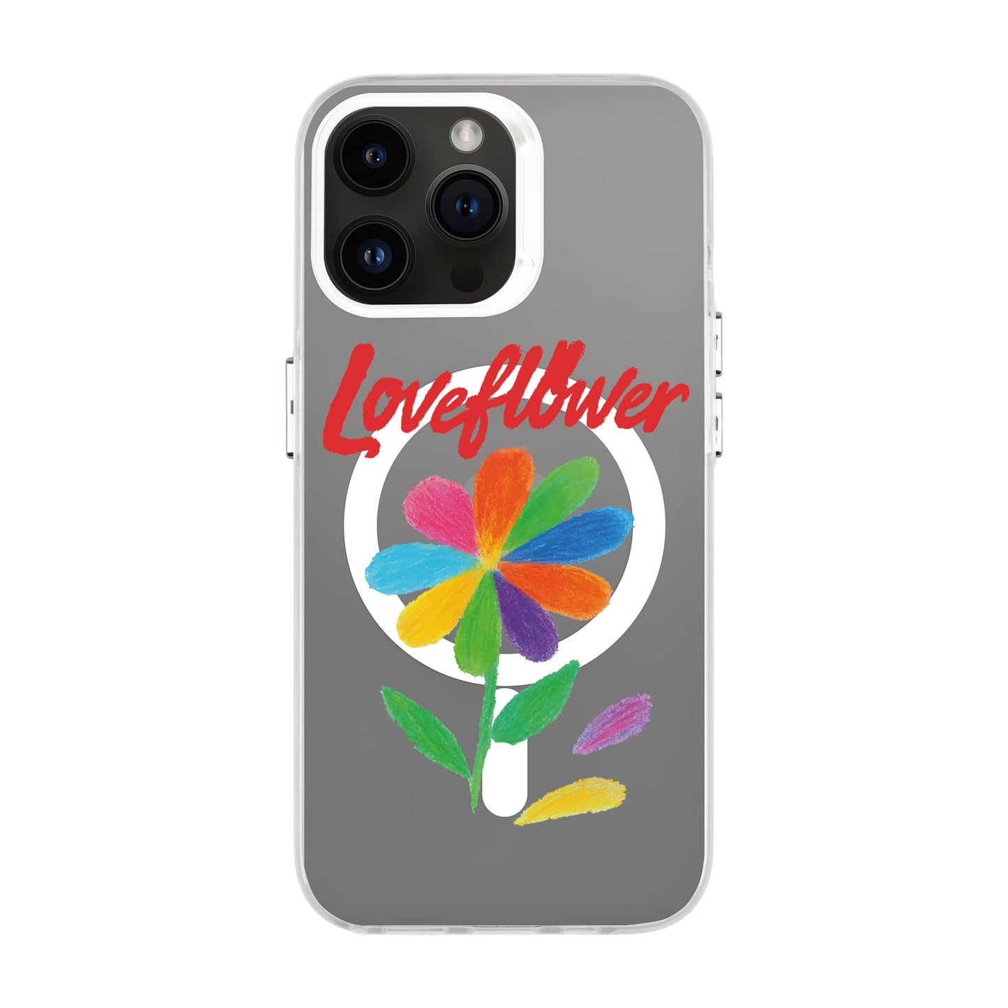 LOVE FLOWER-iPhone 12 Pro Max Hold Kılıf MagSafe Özellikli