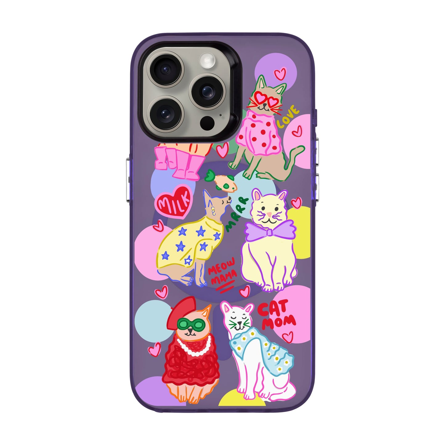 CAT MOM-iPhone 15 Pro Max Hold Kılıf MagSafe Özellikli