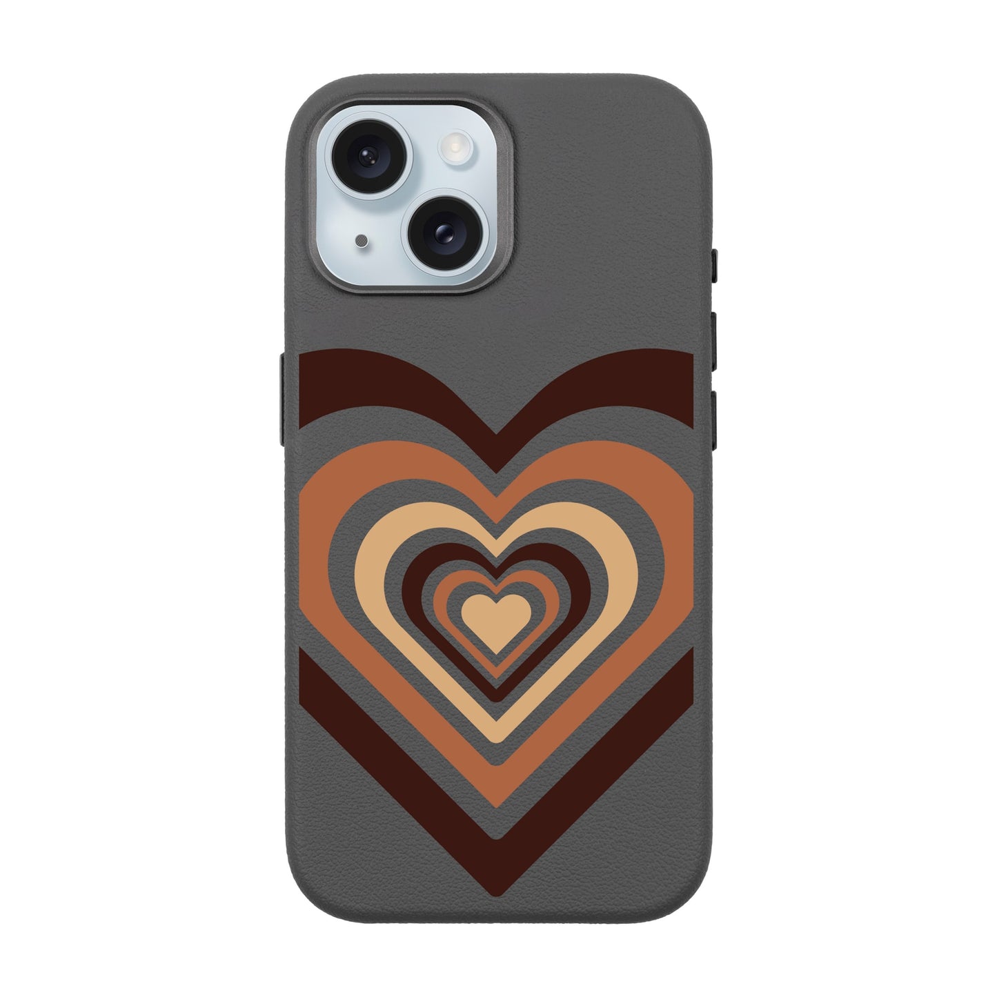 HEART-iPhone 15 Leather Premium Kılıf MagSafe Özellikli