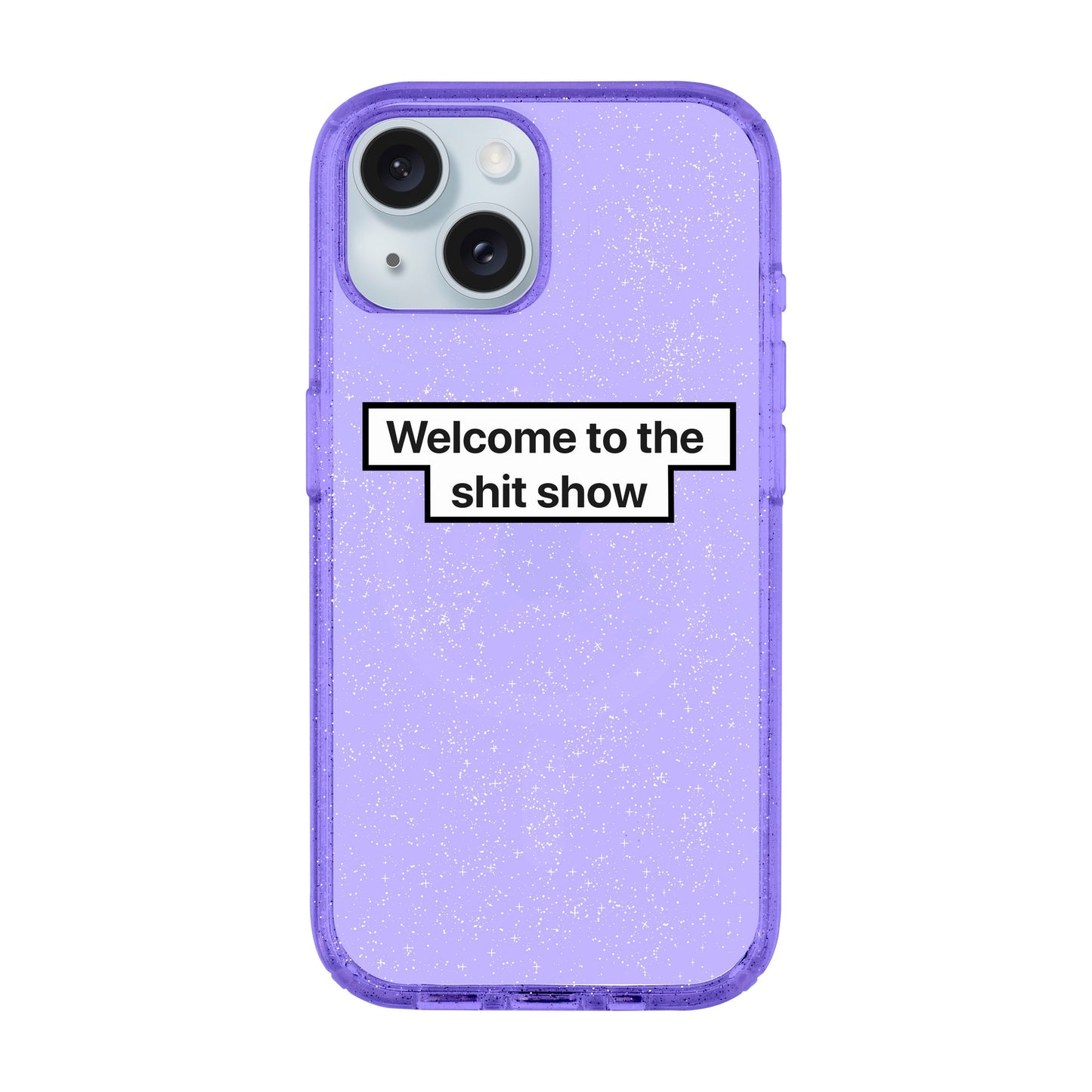 WELCOME-iPhone 15 Plus Shiny Kılıf MagSafe Özellikli