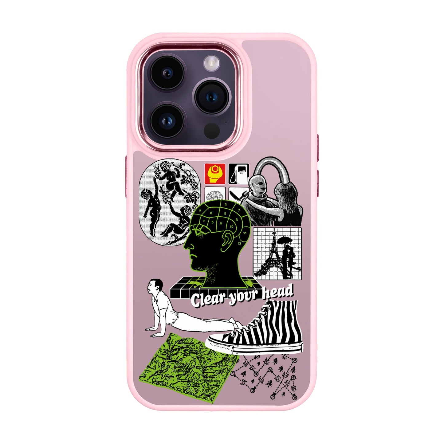 CLEAR YOUR HEAD-iPhone 14 Pro Proof Kılıf