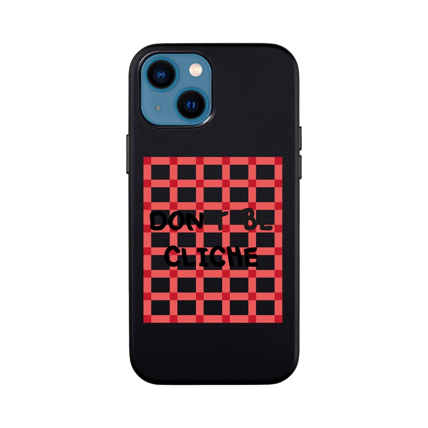 DON'T BE CLICHE-iPhone 13 Mini Leather Kılıf