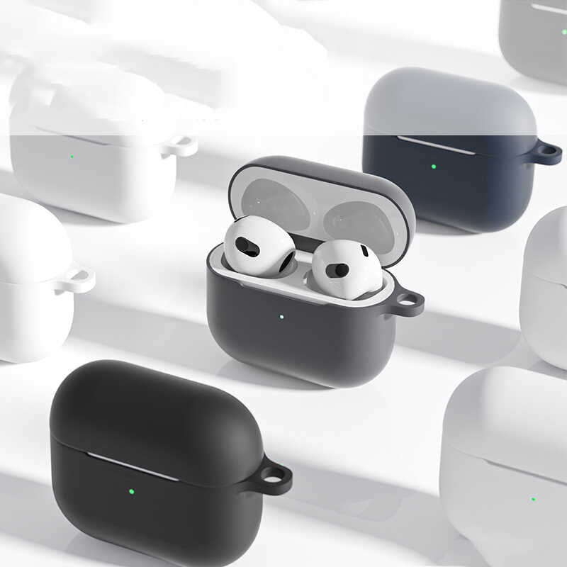 NEW-Apple AirPods 3 Ultra Silikon Kılıf