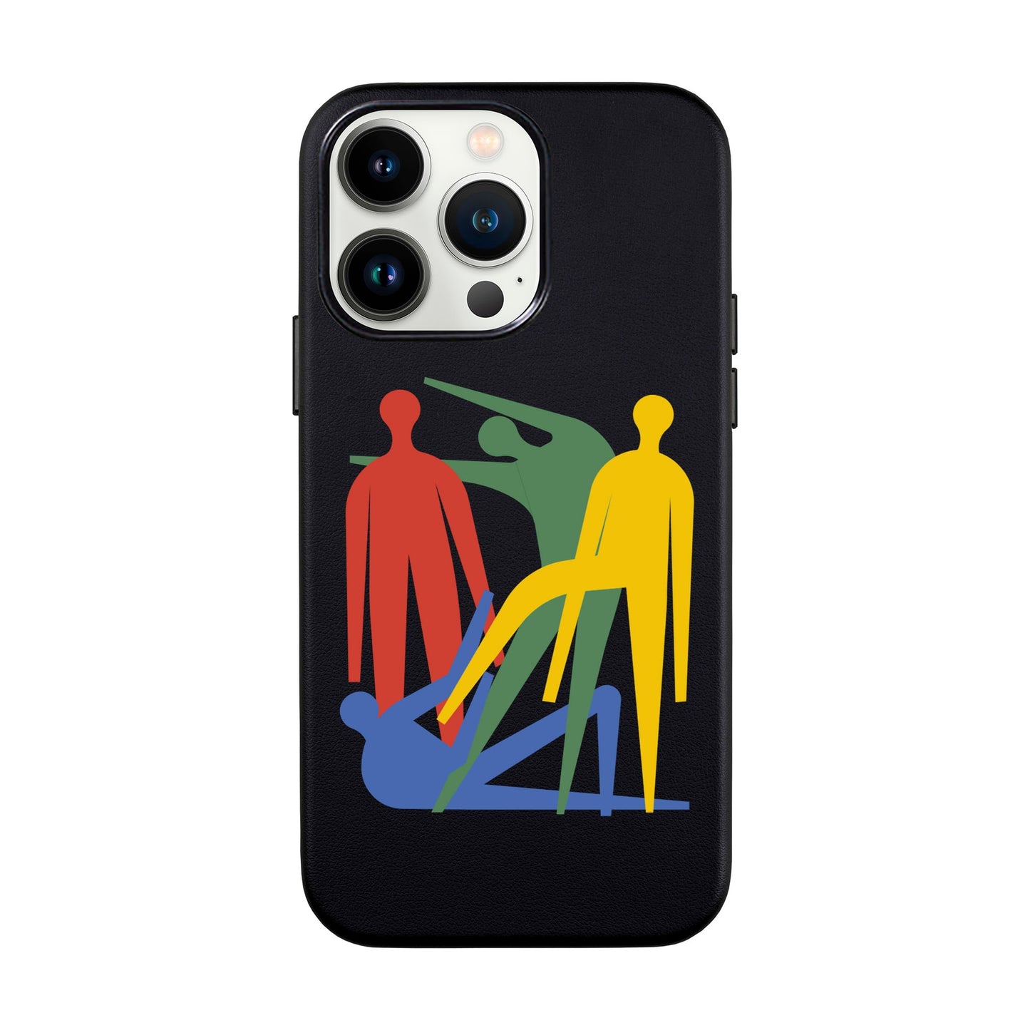 MANBOS-iPhone 13 Pro Max Leather Kılıf