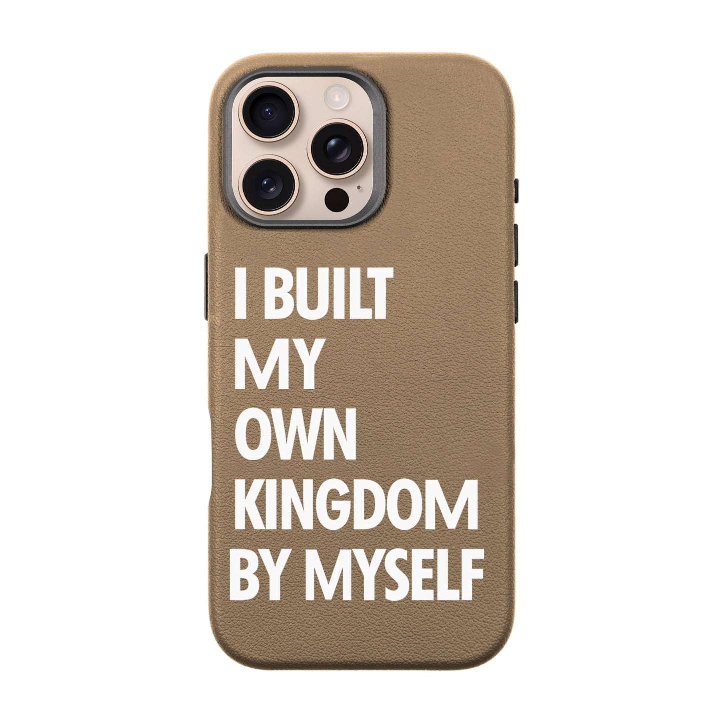 KINGDOM-iPhone 16 Pro Max Leather Premium Kılıf MagSafe Özellikli