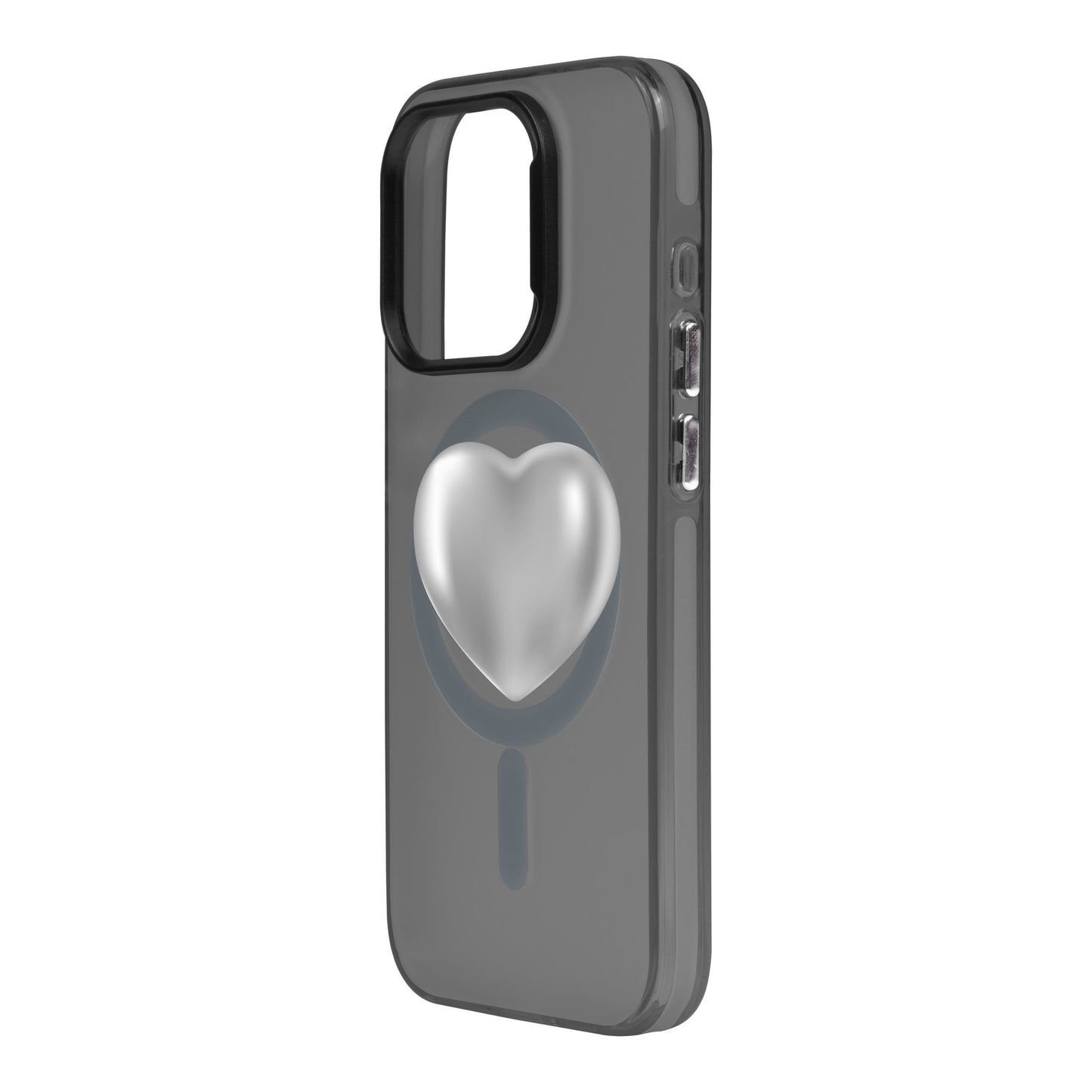SILVER HEART-iPhone 15 Pro Max Hold Kılıf MagSafe Özellikli