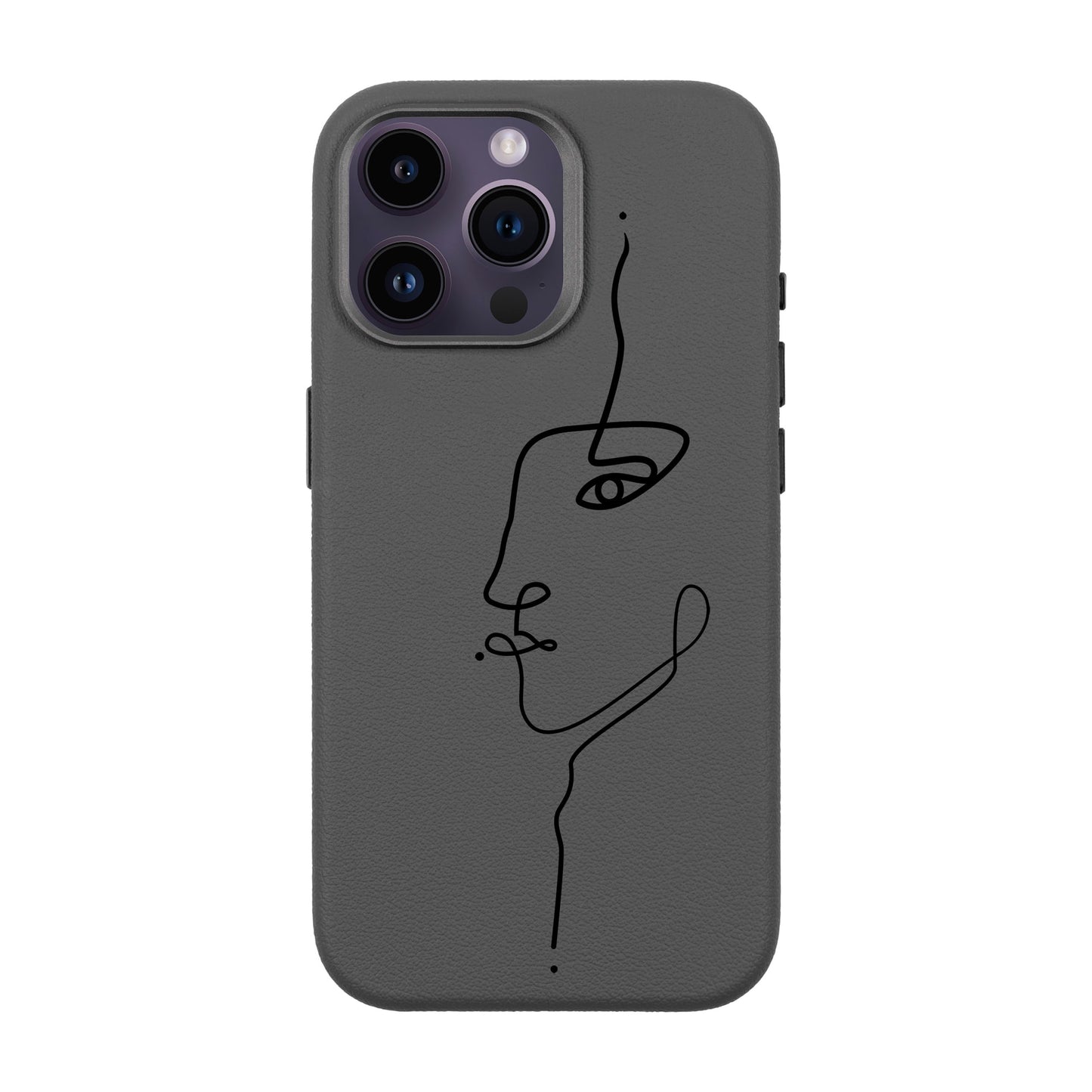 FACE-iPhone 14 Pro Max Leather Premium Kılıf MagSafe Özellikli