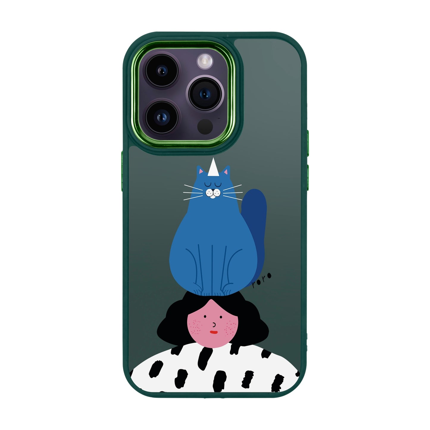 NAUGHTY CAT-iPhone 13 Pro Proof Kılıf