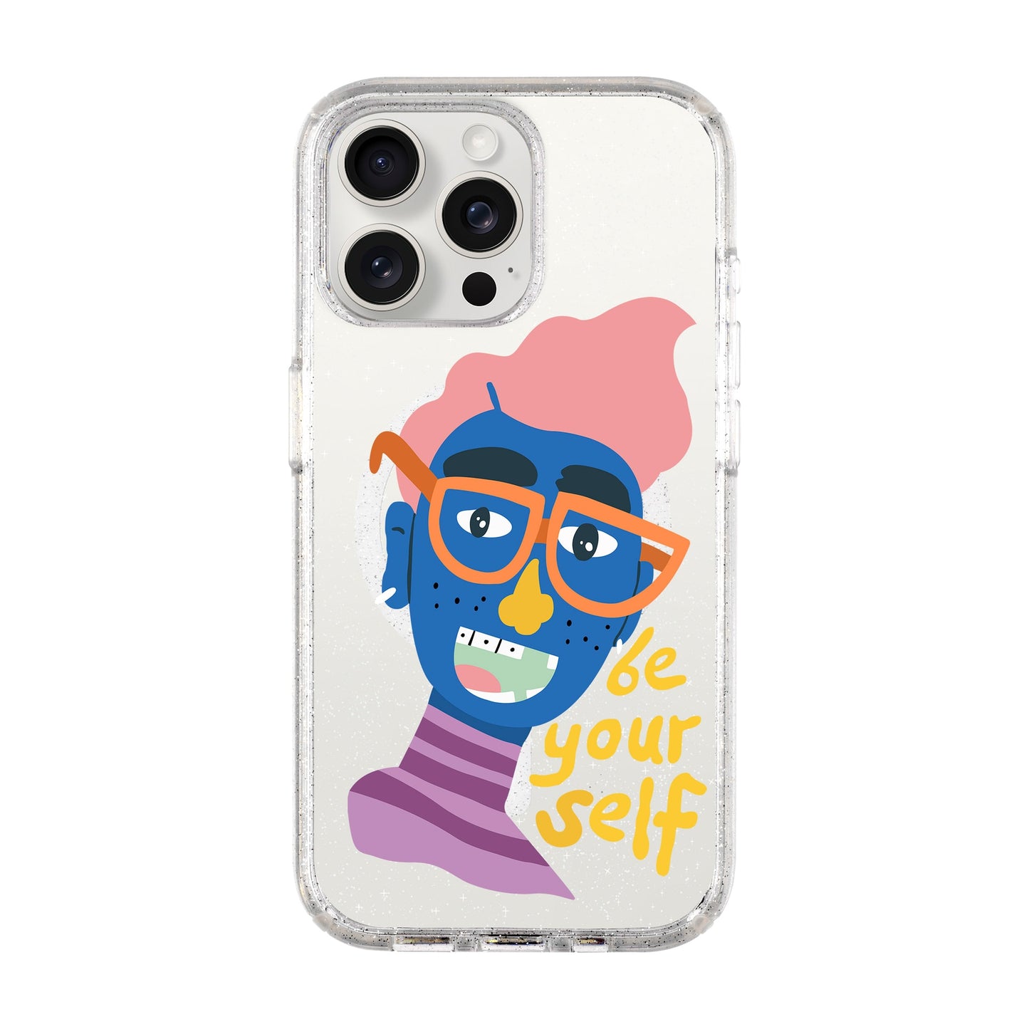 BE YOUR SELF-iPhone 15 Pro Max Shiny Kılıf MagSafe Özellikli
