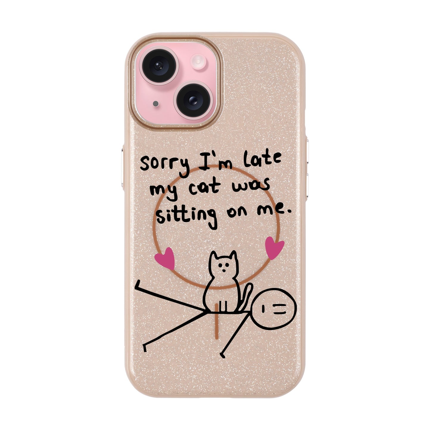 SORRY I'M LATE-iPhone 14 Plus Radiant Kılıf MagSafe Özellikli