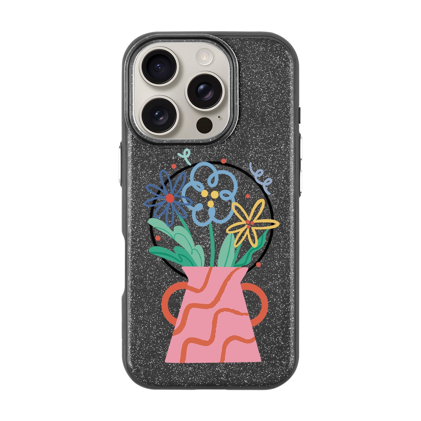 PINK VASE-iPhone 16 Pro Radiant Kılıf MagSafe Özellikli