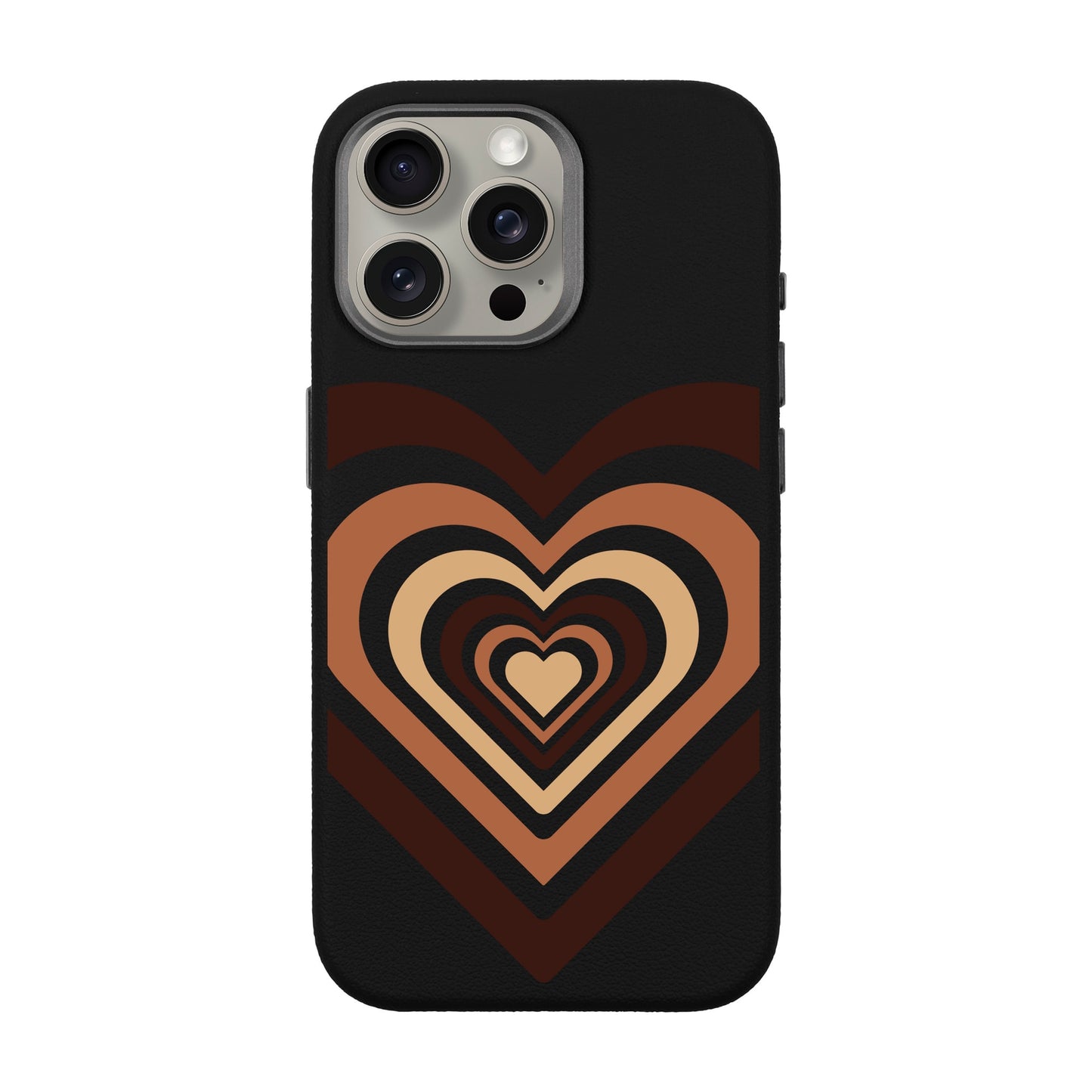HEART-iPhone 15 Pro Max Leather Premium Kılıf MagSafe Özellikli