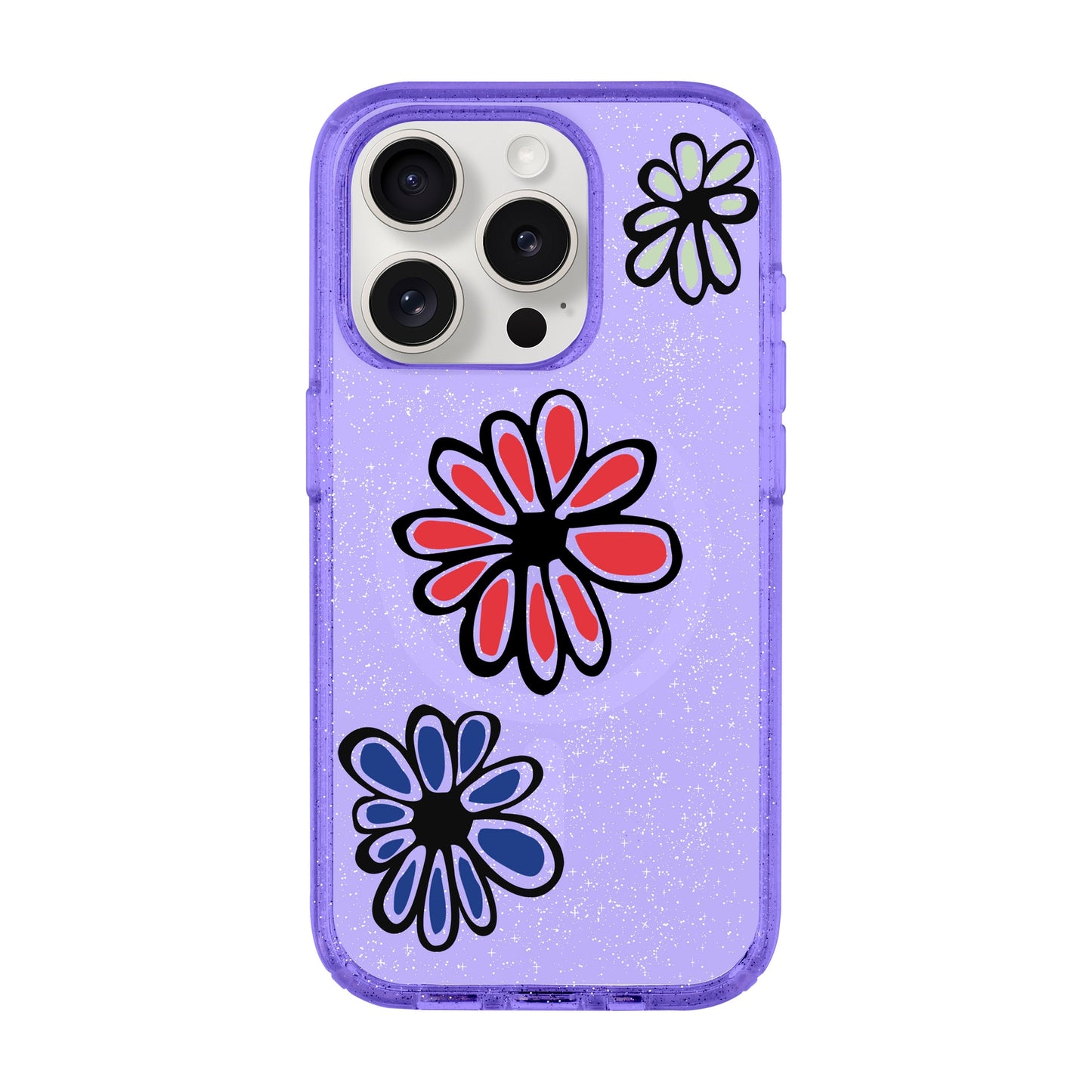 FLORIST-iPhone 15 Pro Shiny Kılıf MagSafe Özellikli