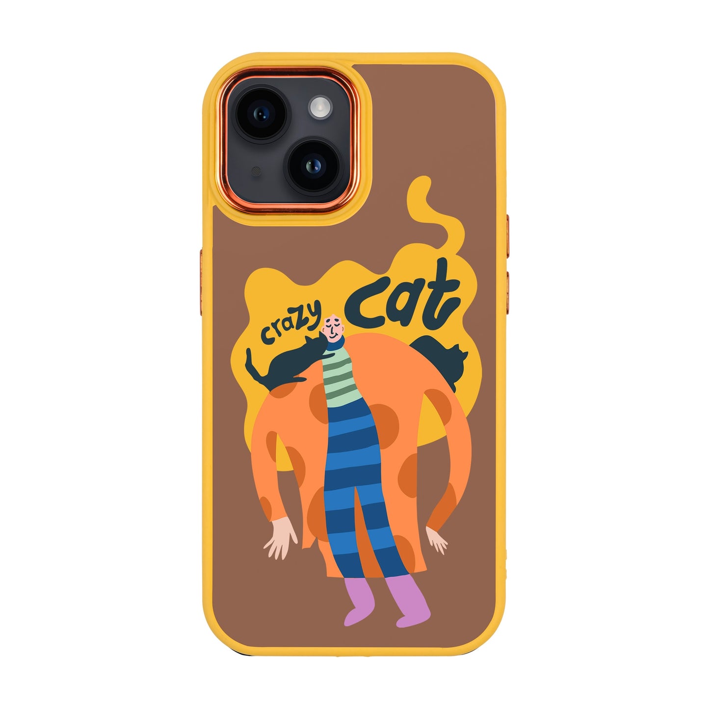 CRAZY CAT-iPhone 14 Plus Proof Kılıf