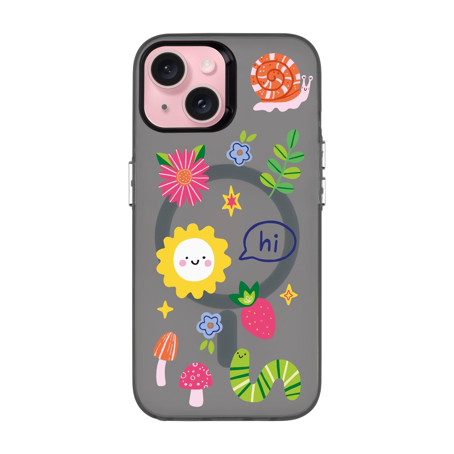 HELLO NATURE-iPhone 15 Hold Kılıf MagSafe Özellikli