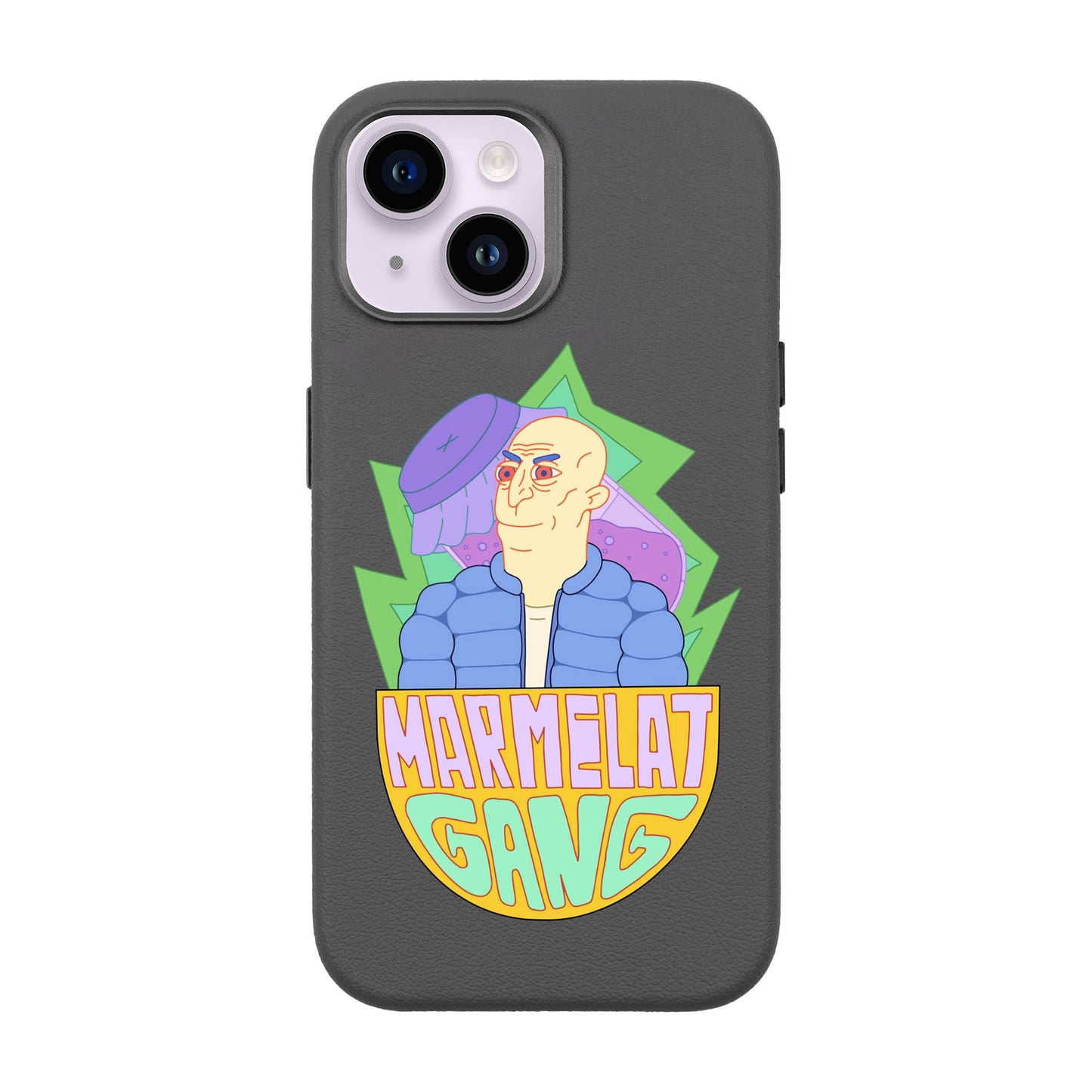 MARMELAT GANG-iPhone 13 Leather Premium Kılıf MagSafe Özellikli