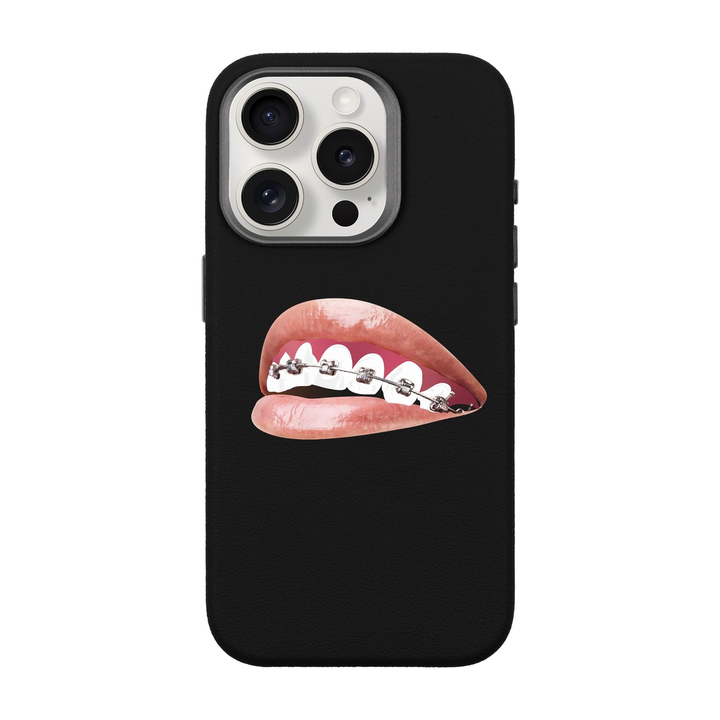 ORTHODONTIST-iPhone 15 Pro Leather Premium Kılıf MagSafe Özellikli