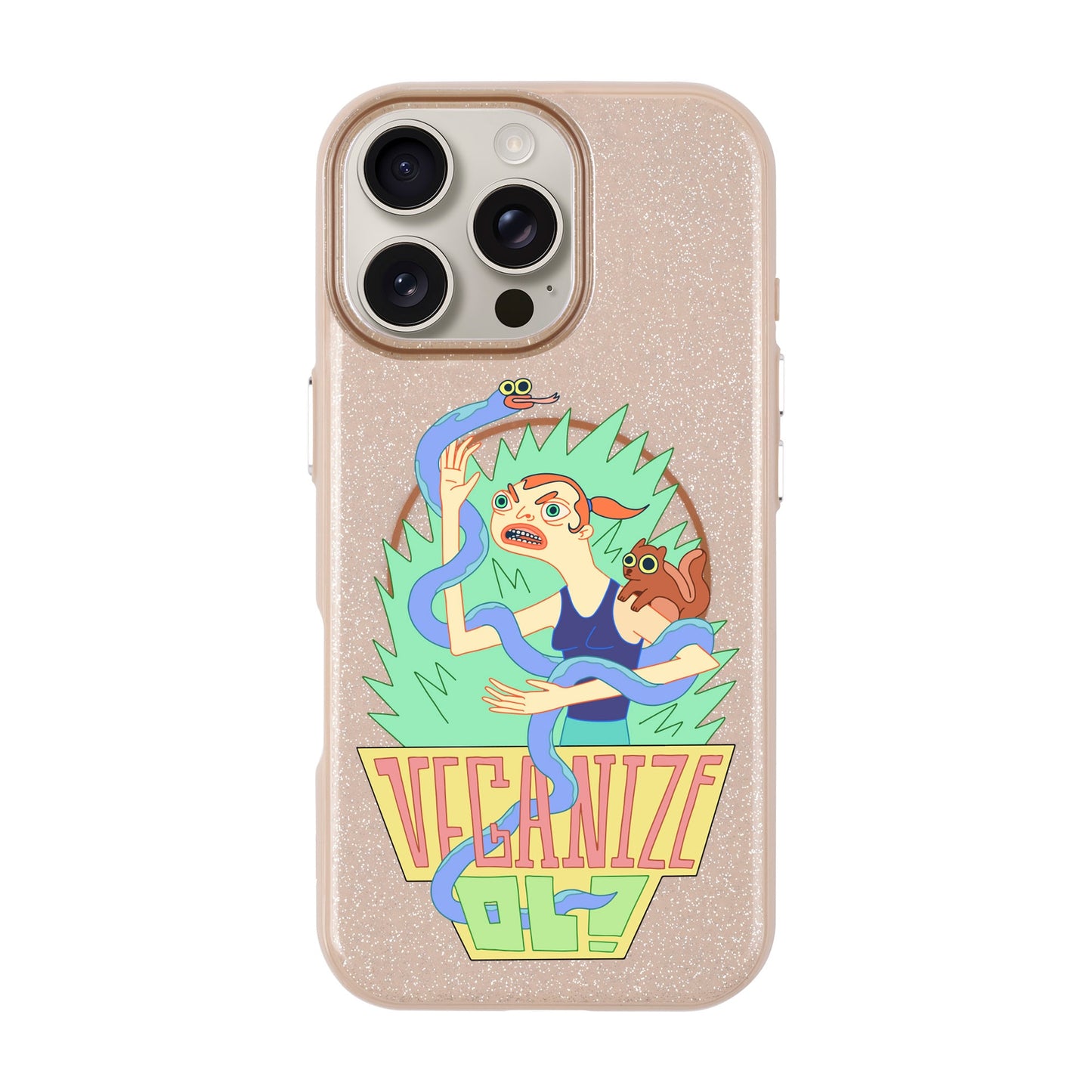 VEGANİZE-iPhone 16 Pro Max Radiant Kılıf MagSafe Özellikli