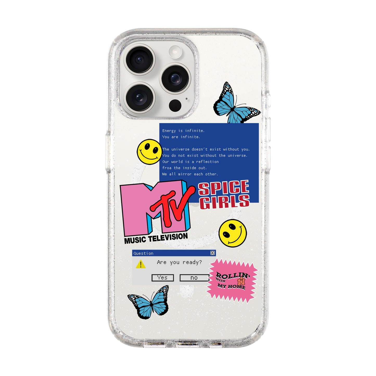 ARE YOU READY-iPhone 15 Pro Max Shiny Kılıf MagSafe Özellikli