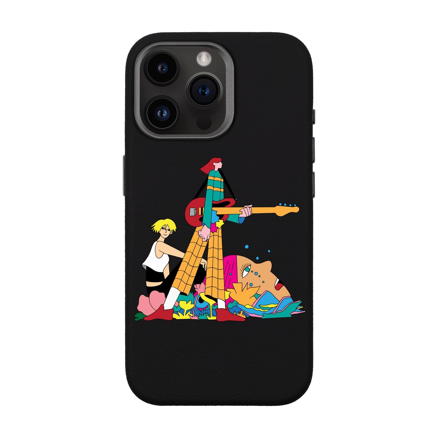 HER BAND-iPhone 14 Pro Max Leather Premium Kılıf MagSafe Özellikli