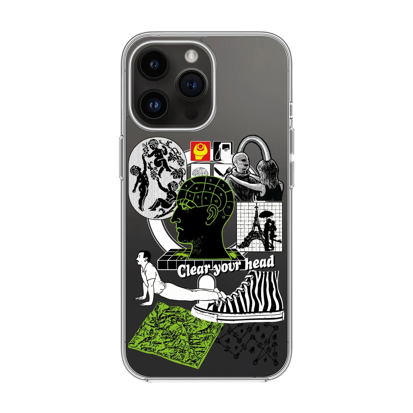 CLEAR YOUR HEAD-iPhone 14 Pro Max Solid Kılıf MagSafe Özellikli