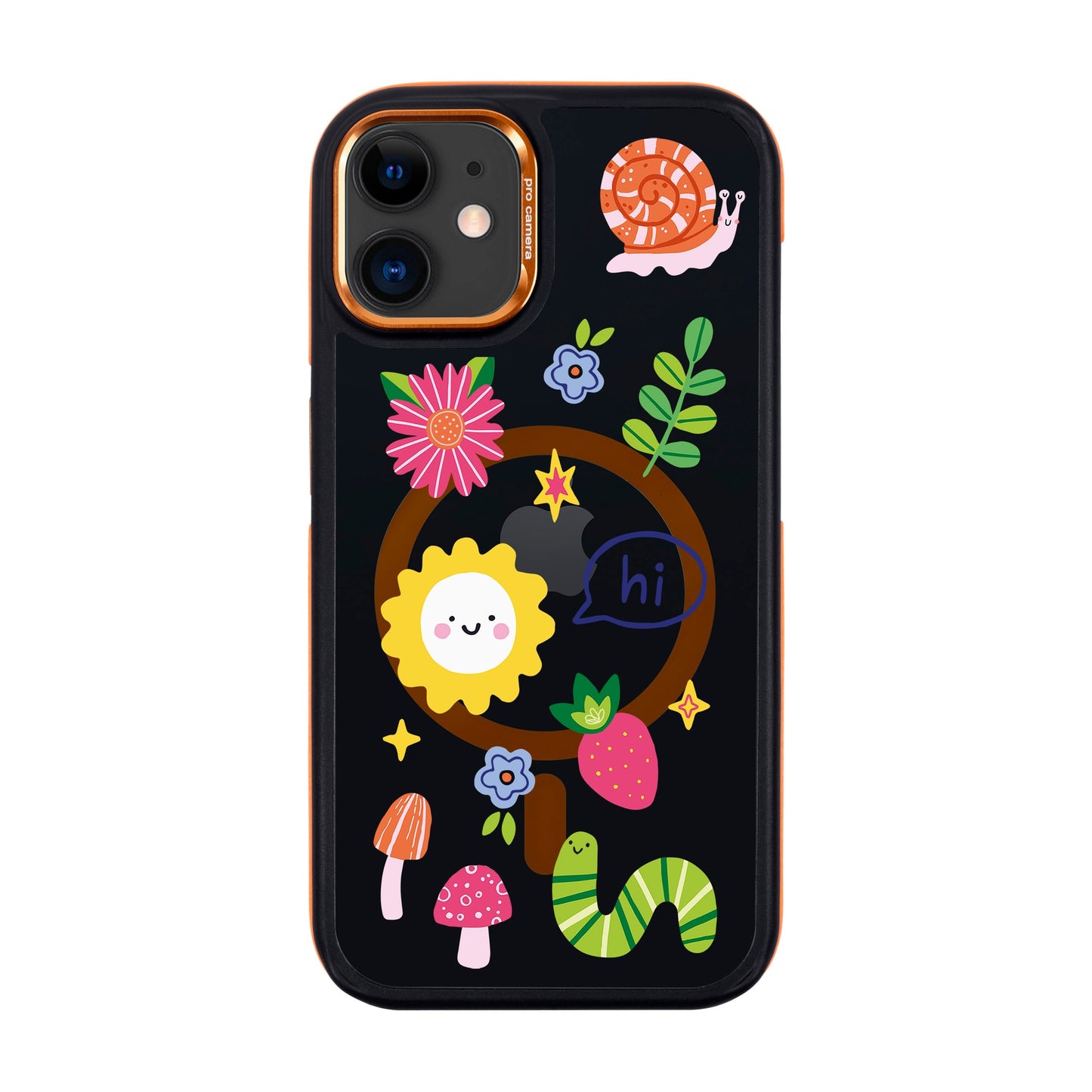 HELLO NATURE-iPhone 11 Dark Kılıf MagSafe Özellikli