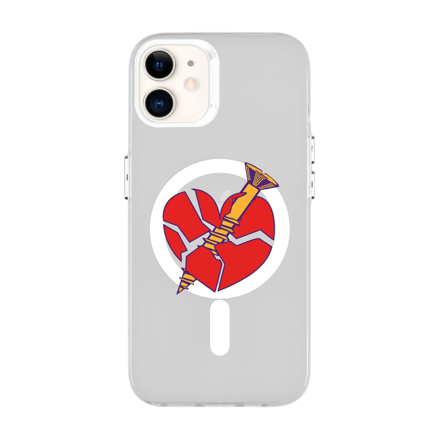 BROKEN HEART-iPhone 11 Hold Kılıf MagSafe Özellikli