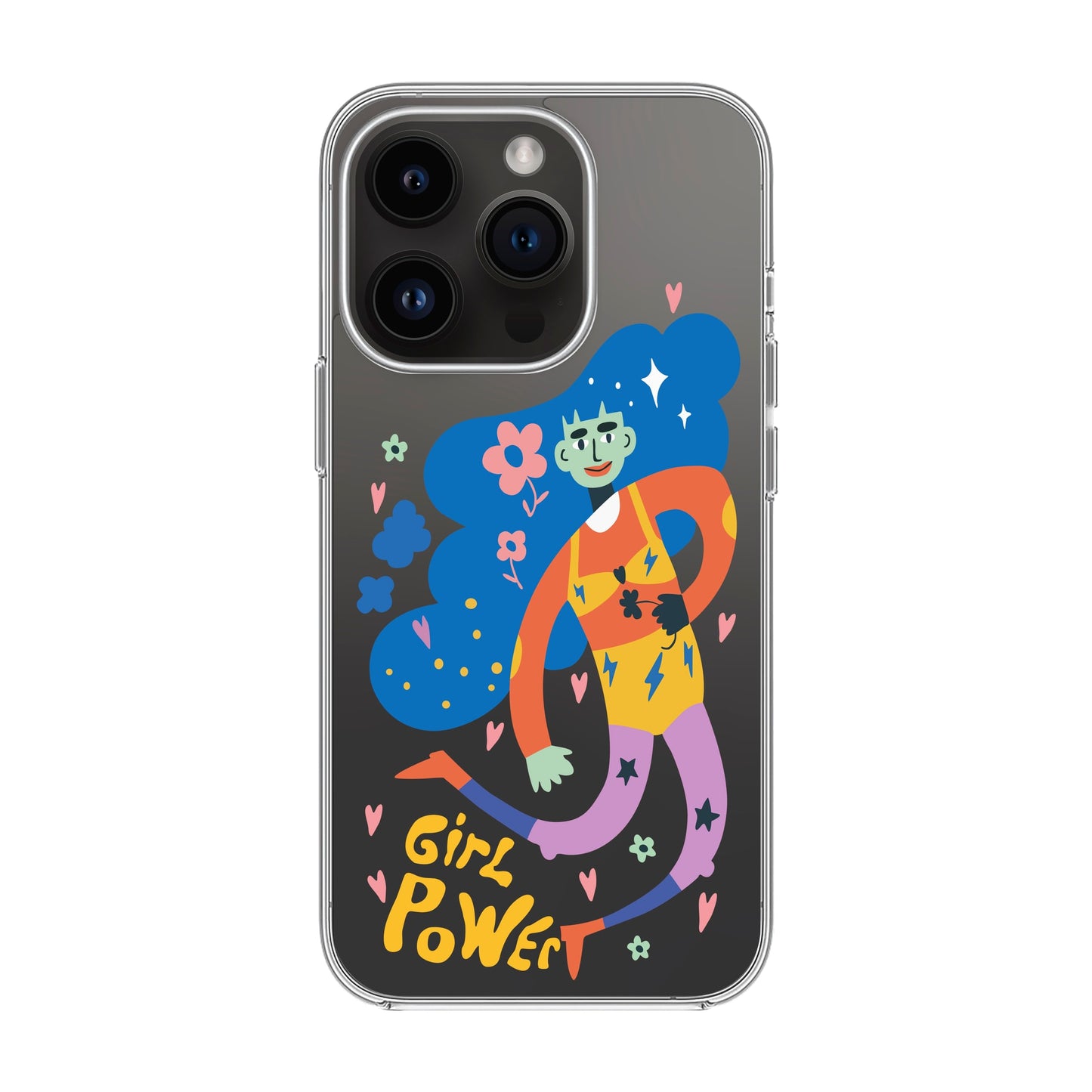 GIRL POWER-iPhone 14 Pro Solid Kılıf