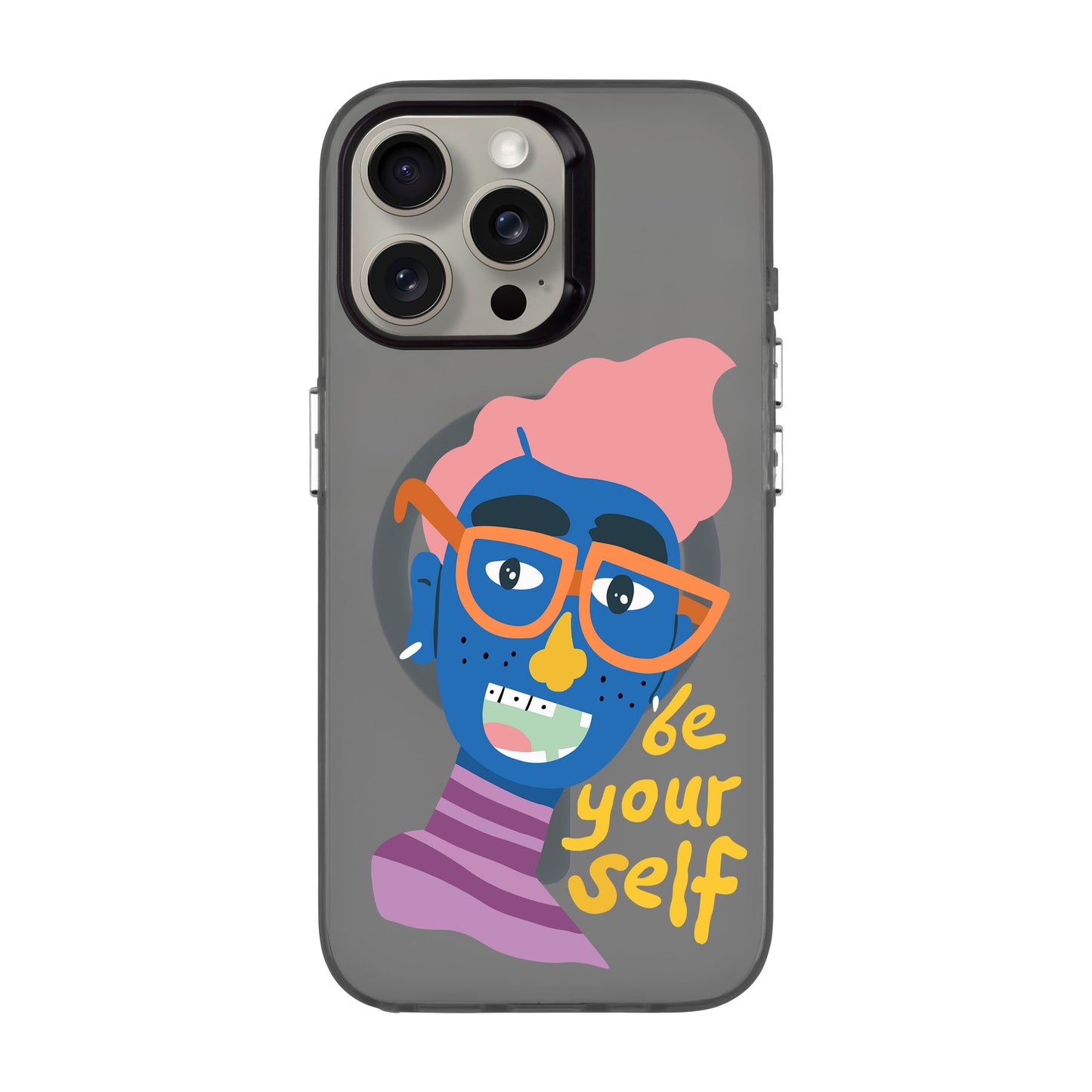 BE YOUR SELF-iPhone 15 Pro Hold Kılıf MagSafe Özellikli