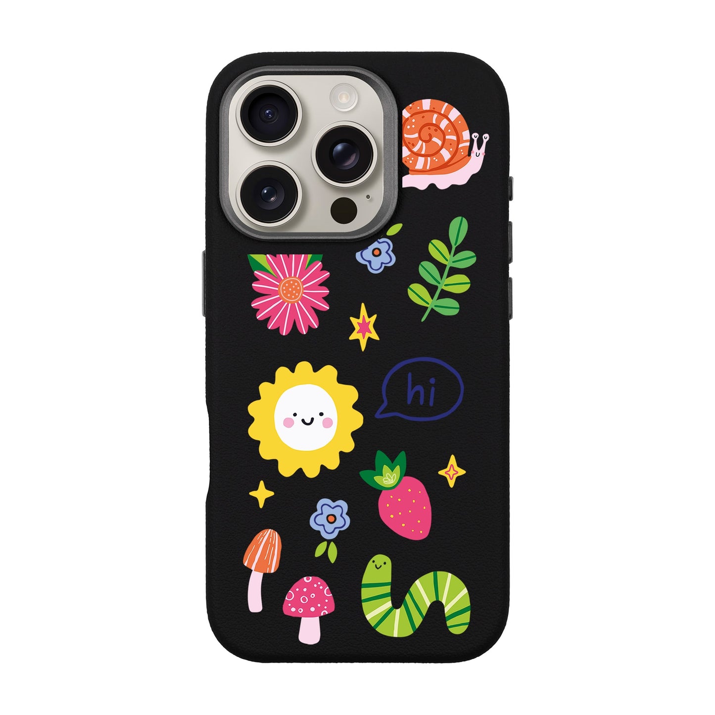HELLO NATURE-iPhone 16 Pro Leather Premium Kılıf MagSafe Özellikli
